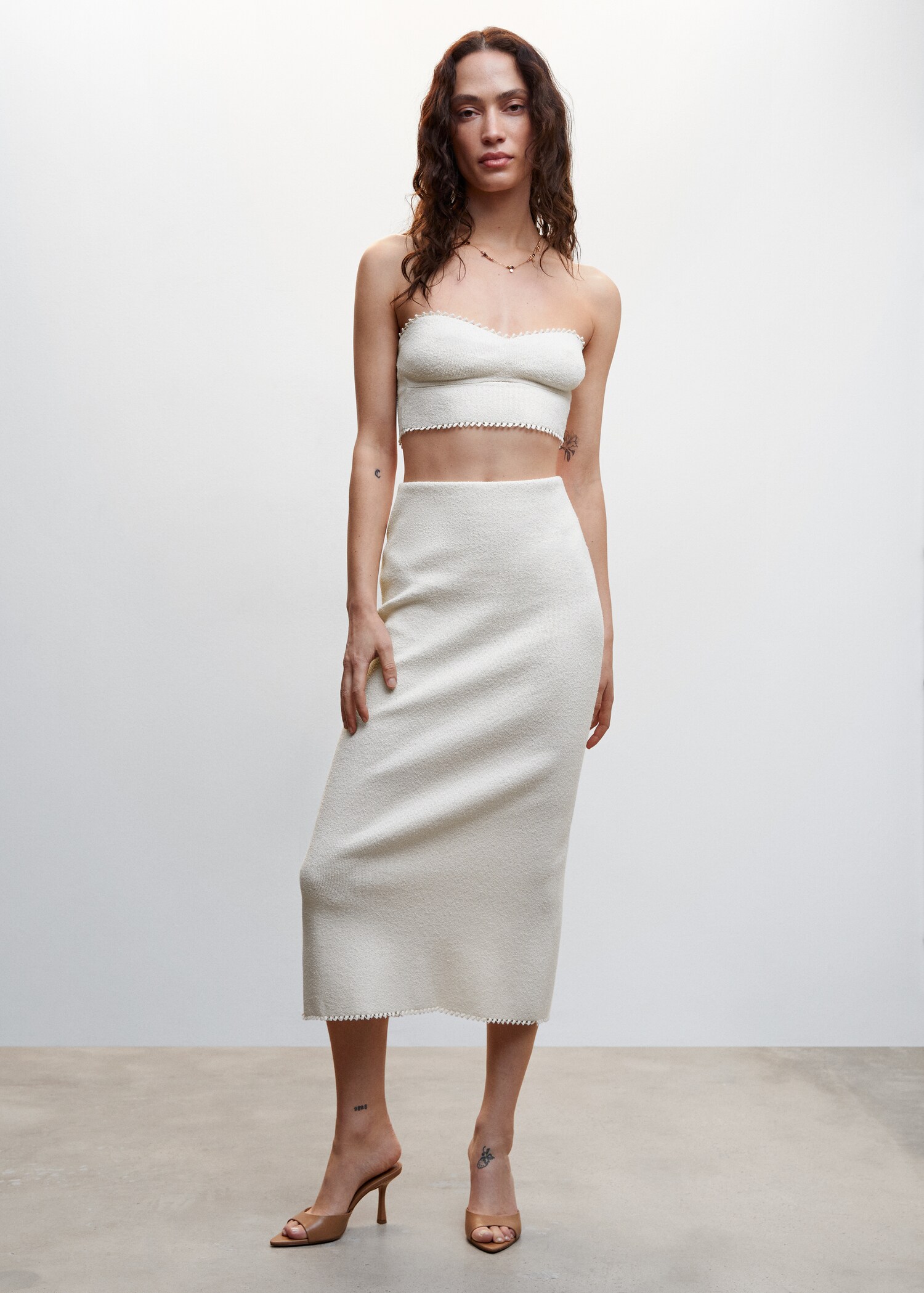 Crop top maille - Plan général