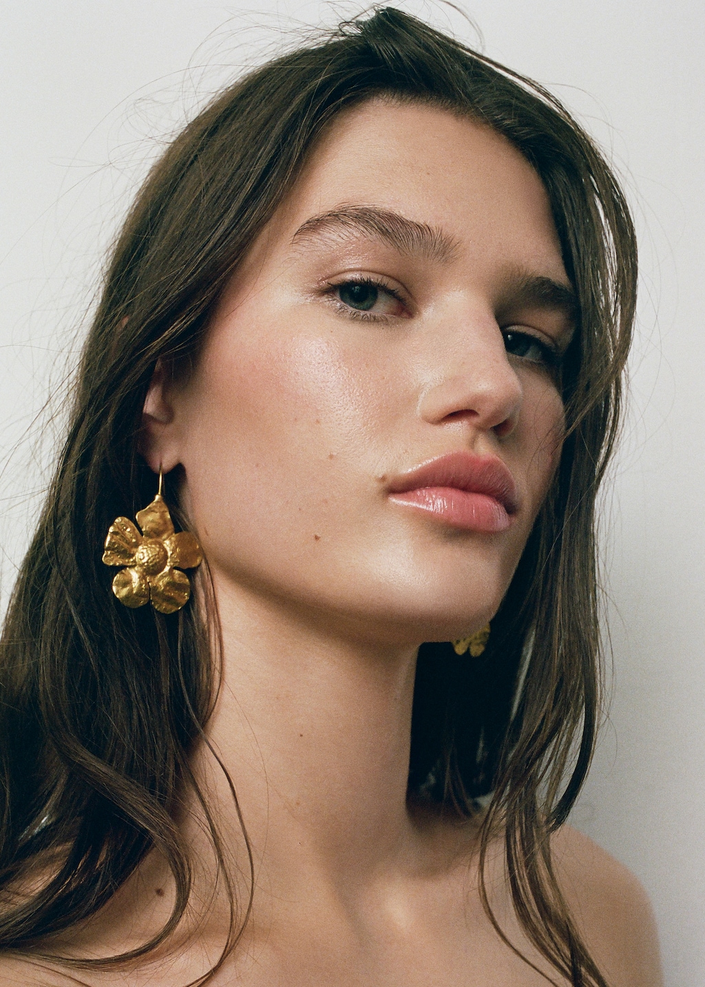 Mango face earrings best sale