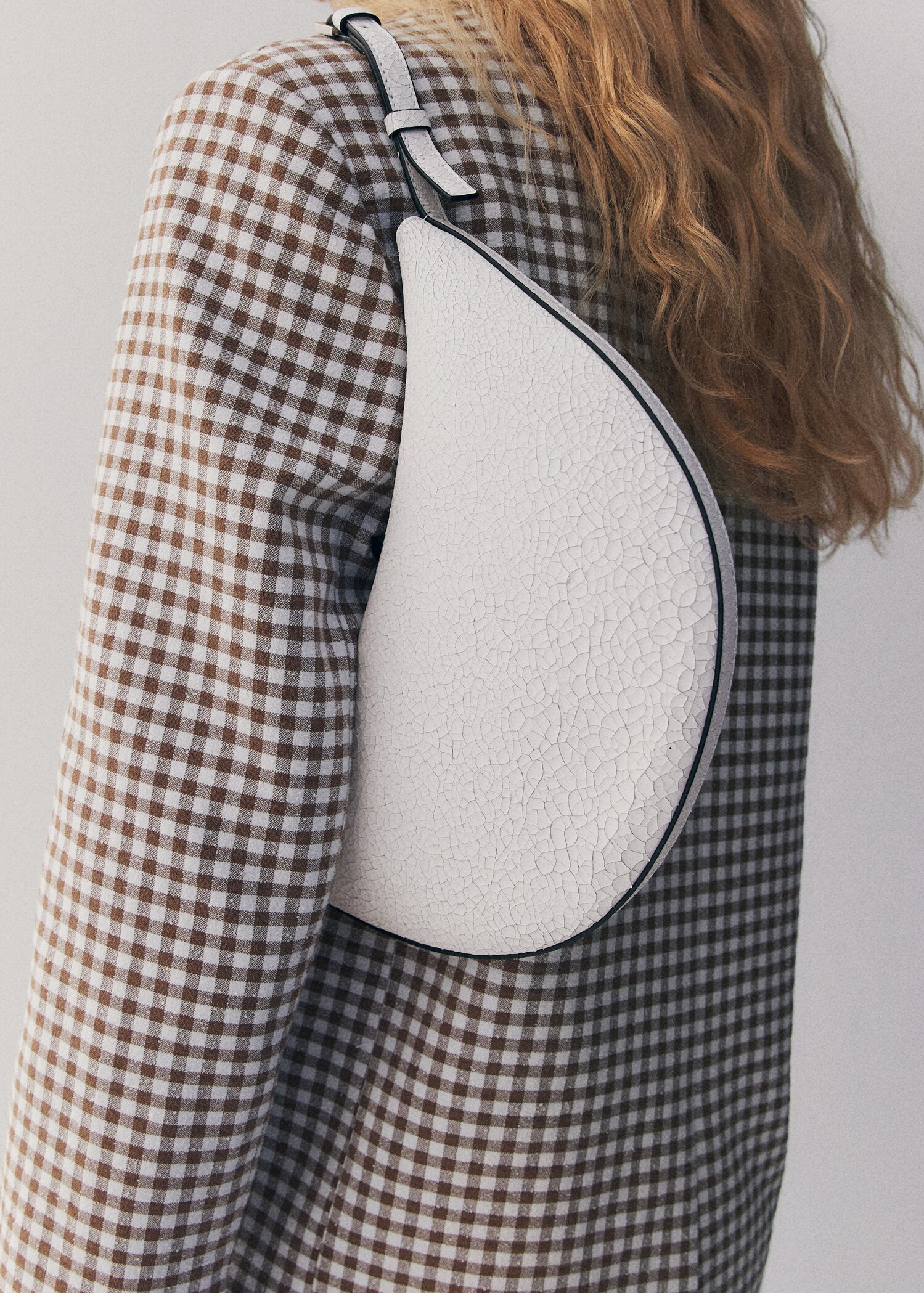 Leather shoulder bag - General plane