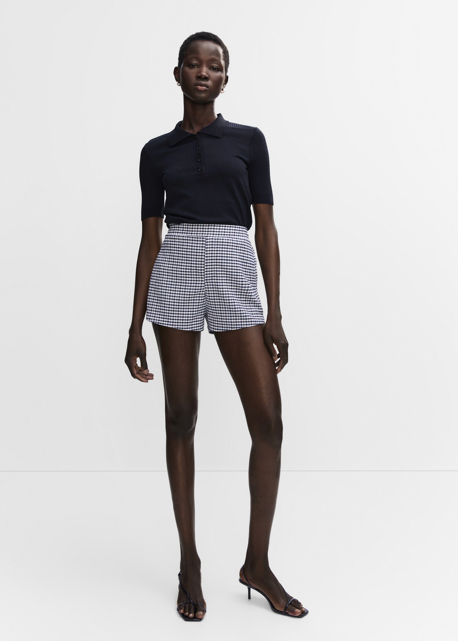 Gingham shorts - General plane