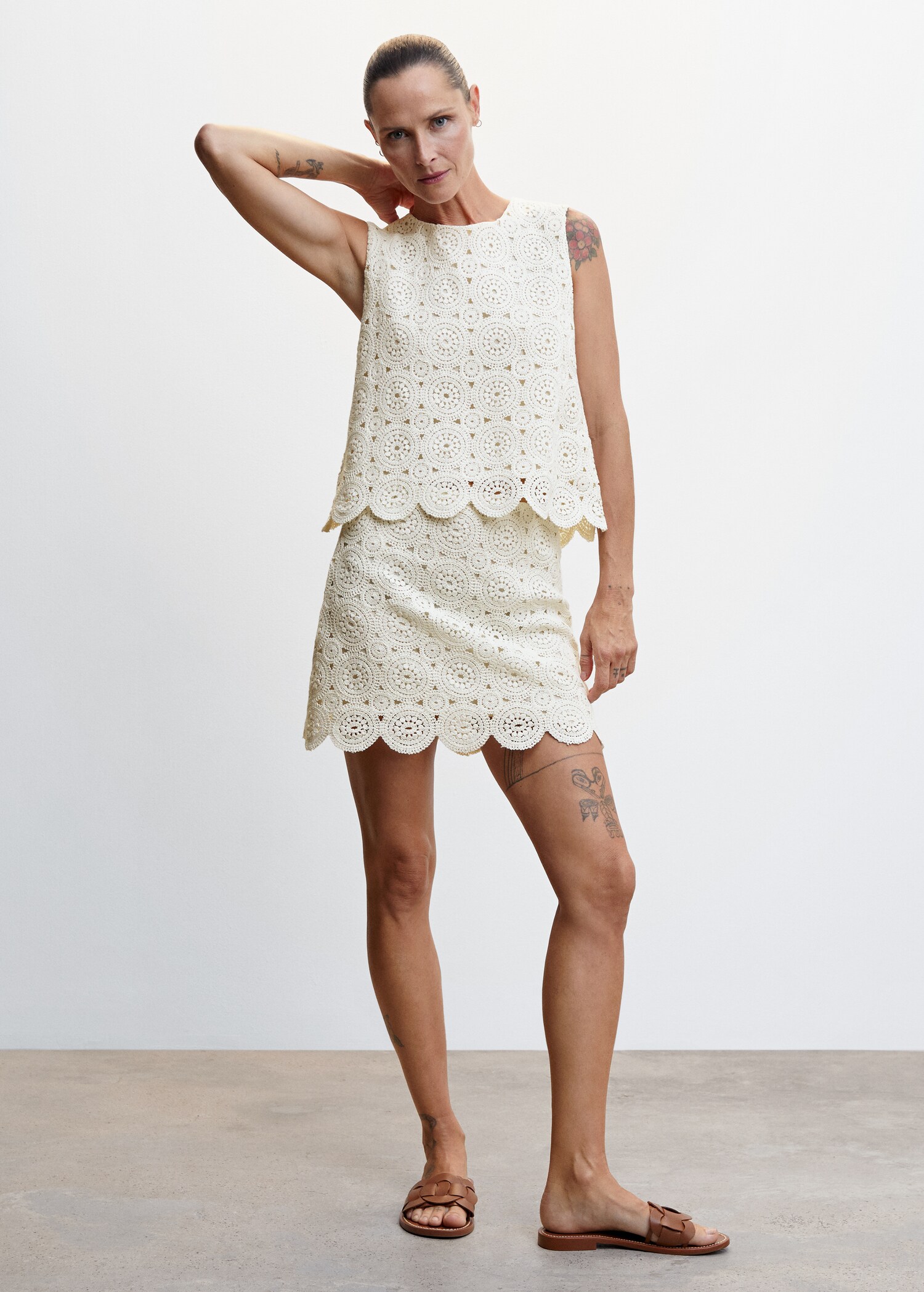 Crochet skirt - General plane