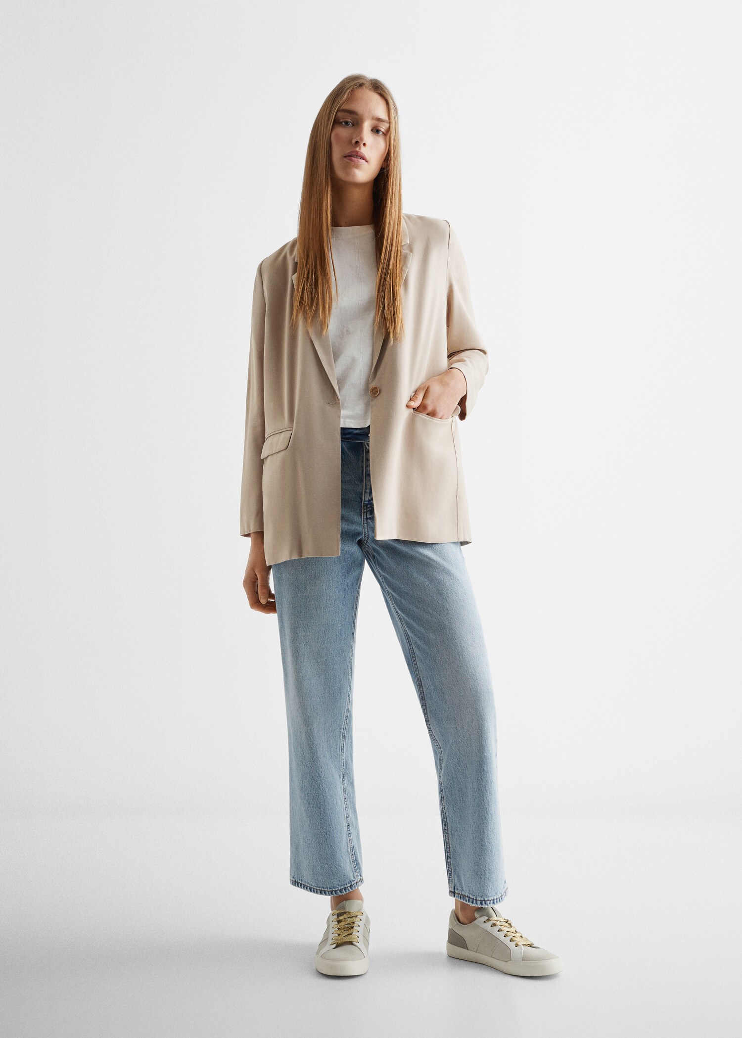 Veste de costume slim fit - Plan général