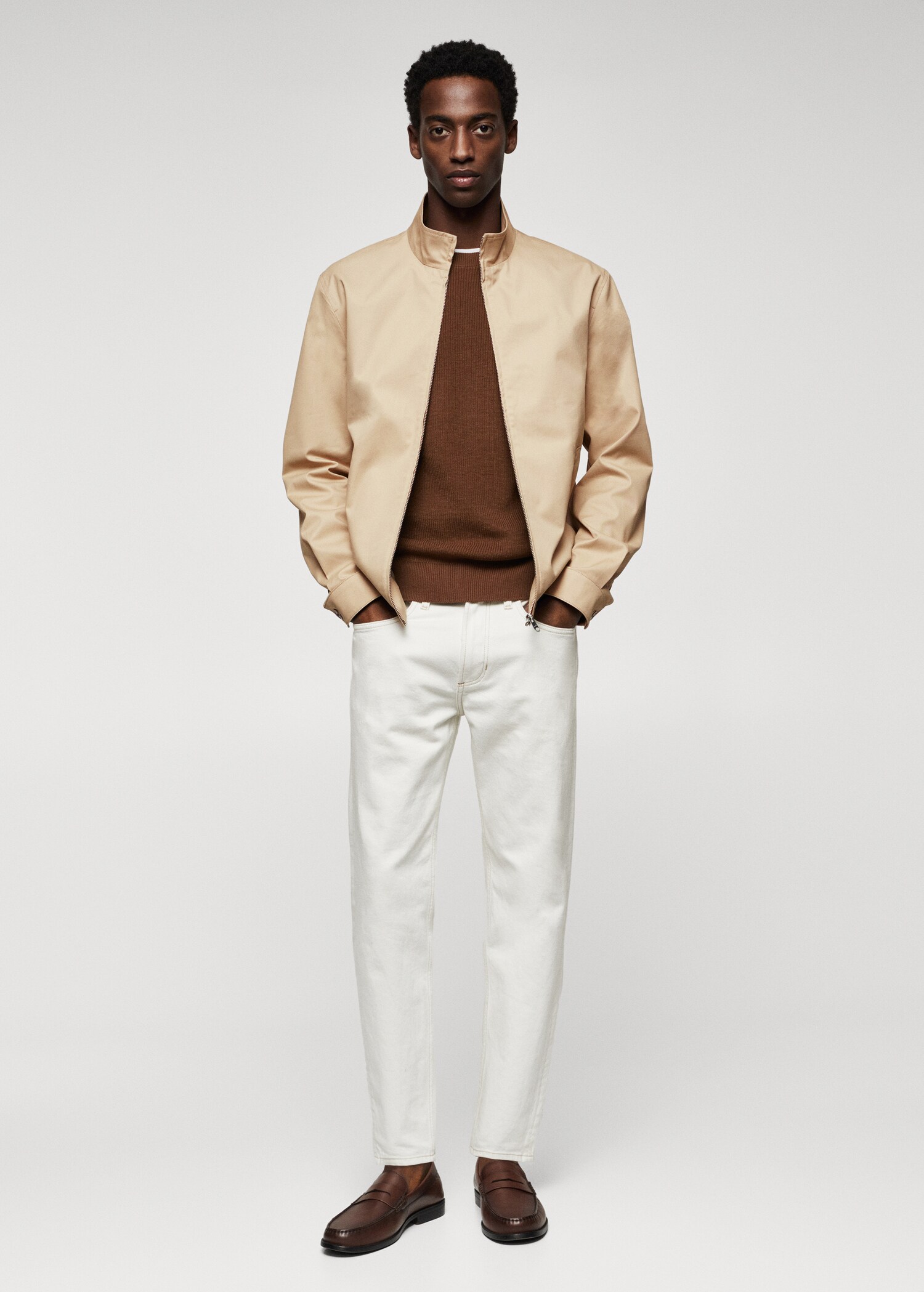 Veste bomber coton - Plan général