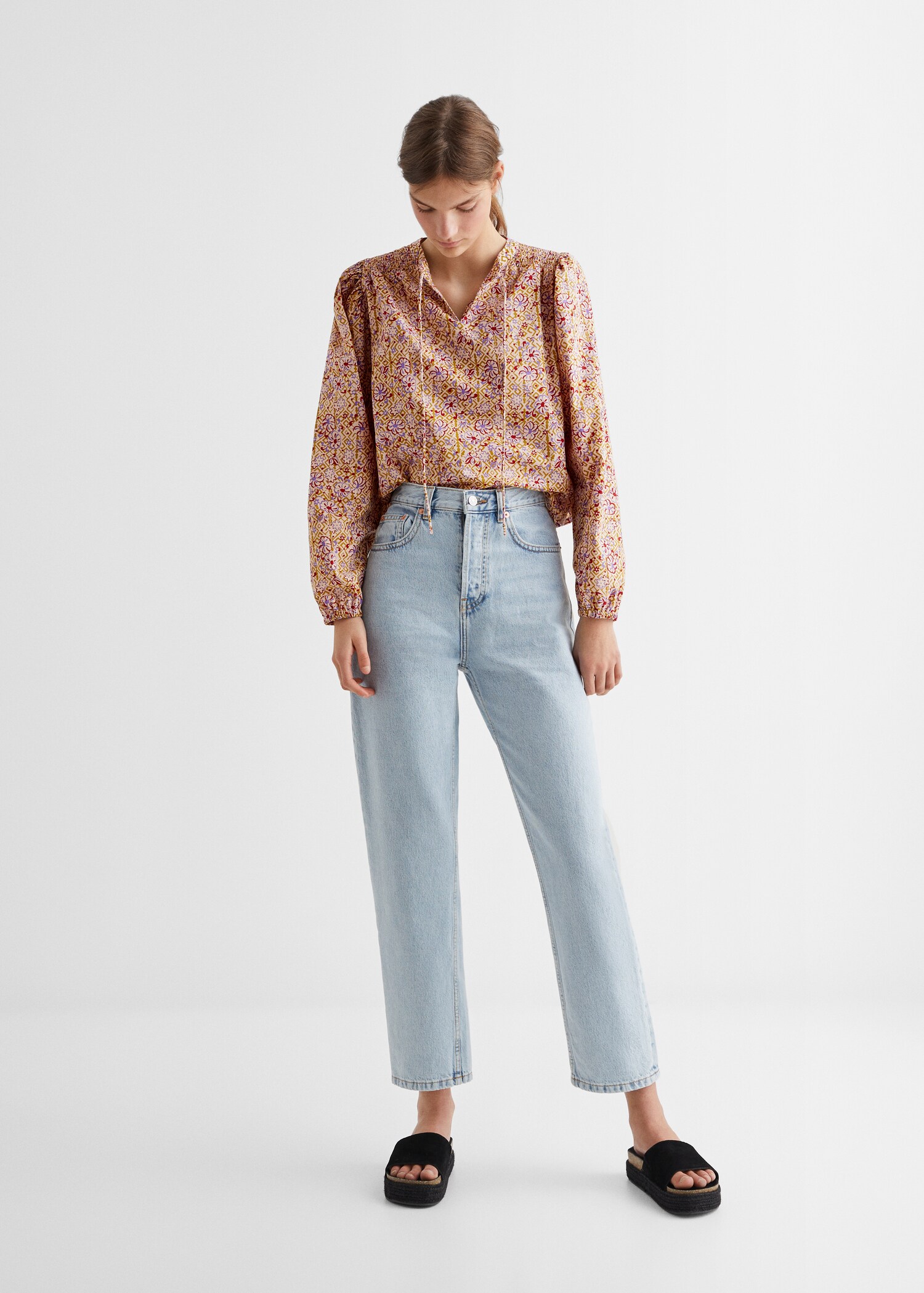 Blusa estampada - Plano general
