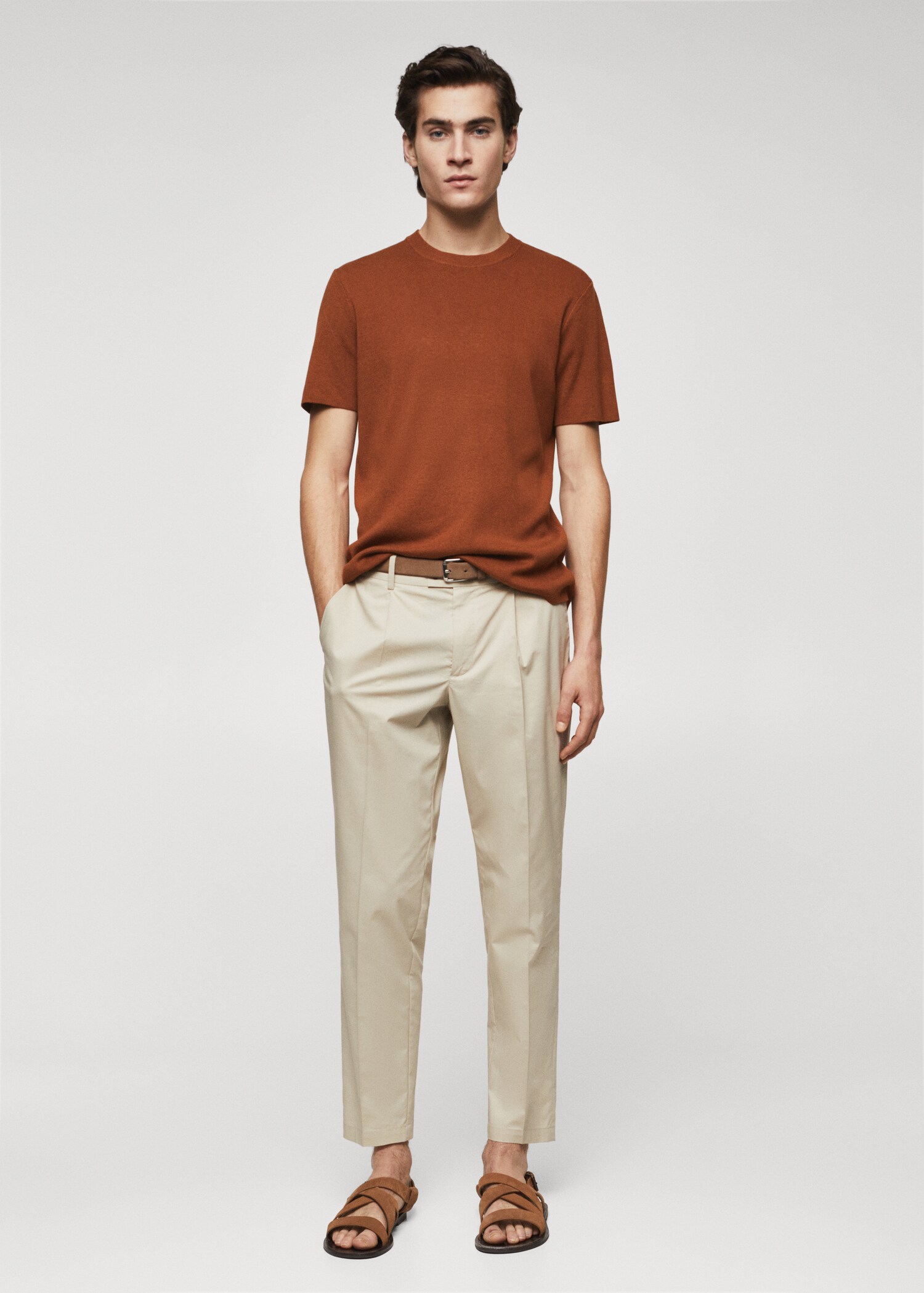 Camiseta punto fino - Plano general