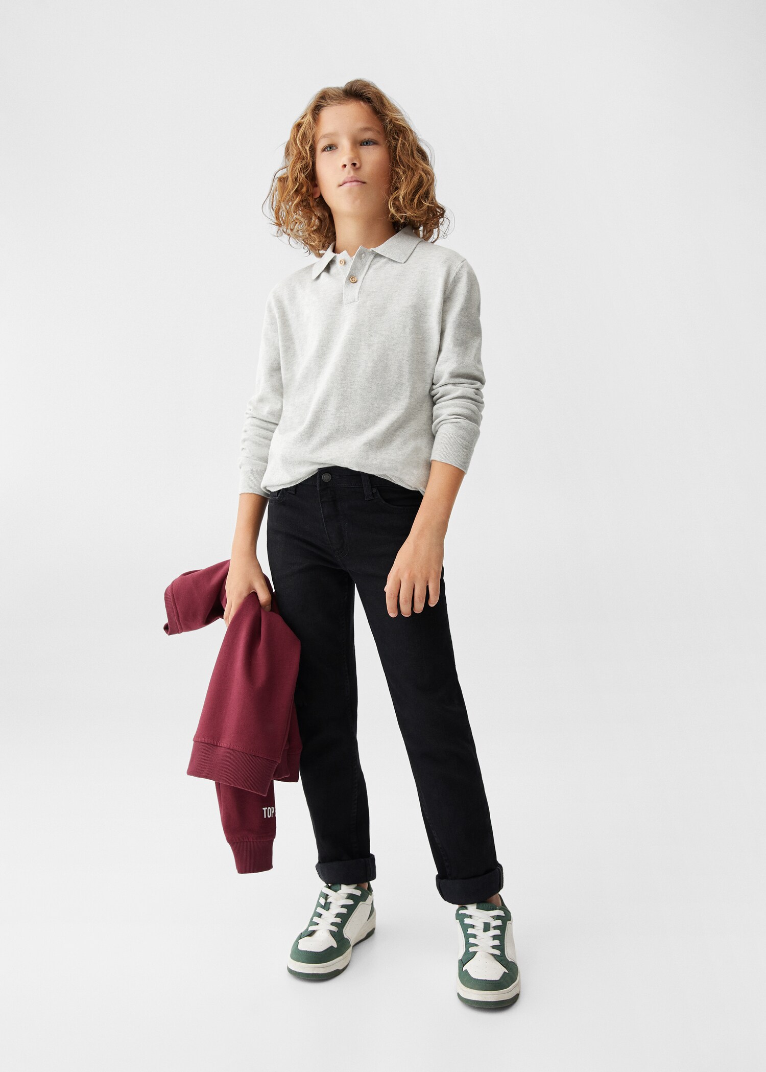 Jersey cuello polo - Plano general