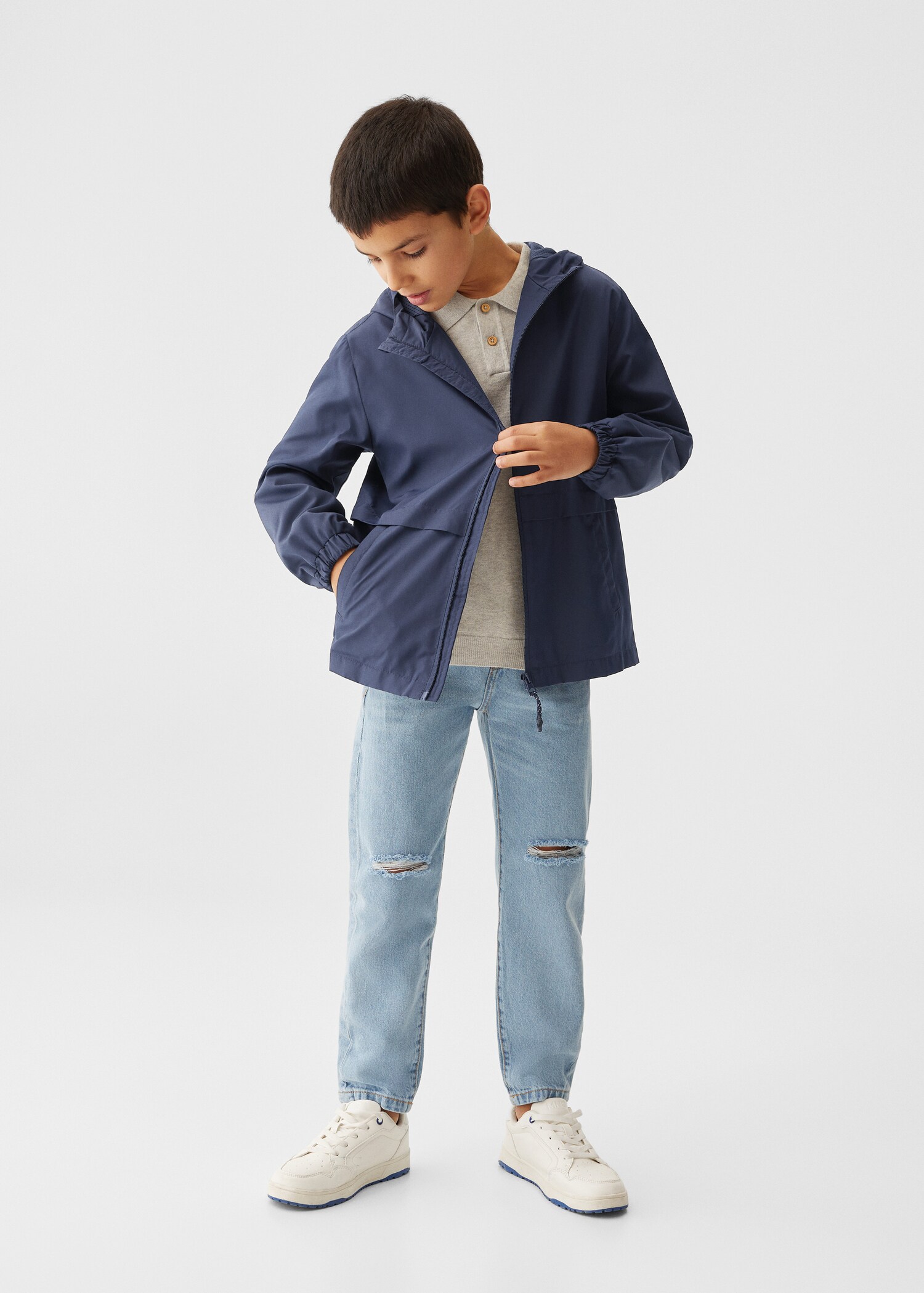 Parkas med hette - Total bildeutsnitt