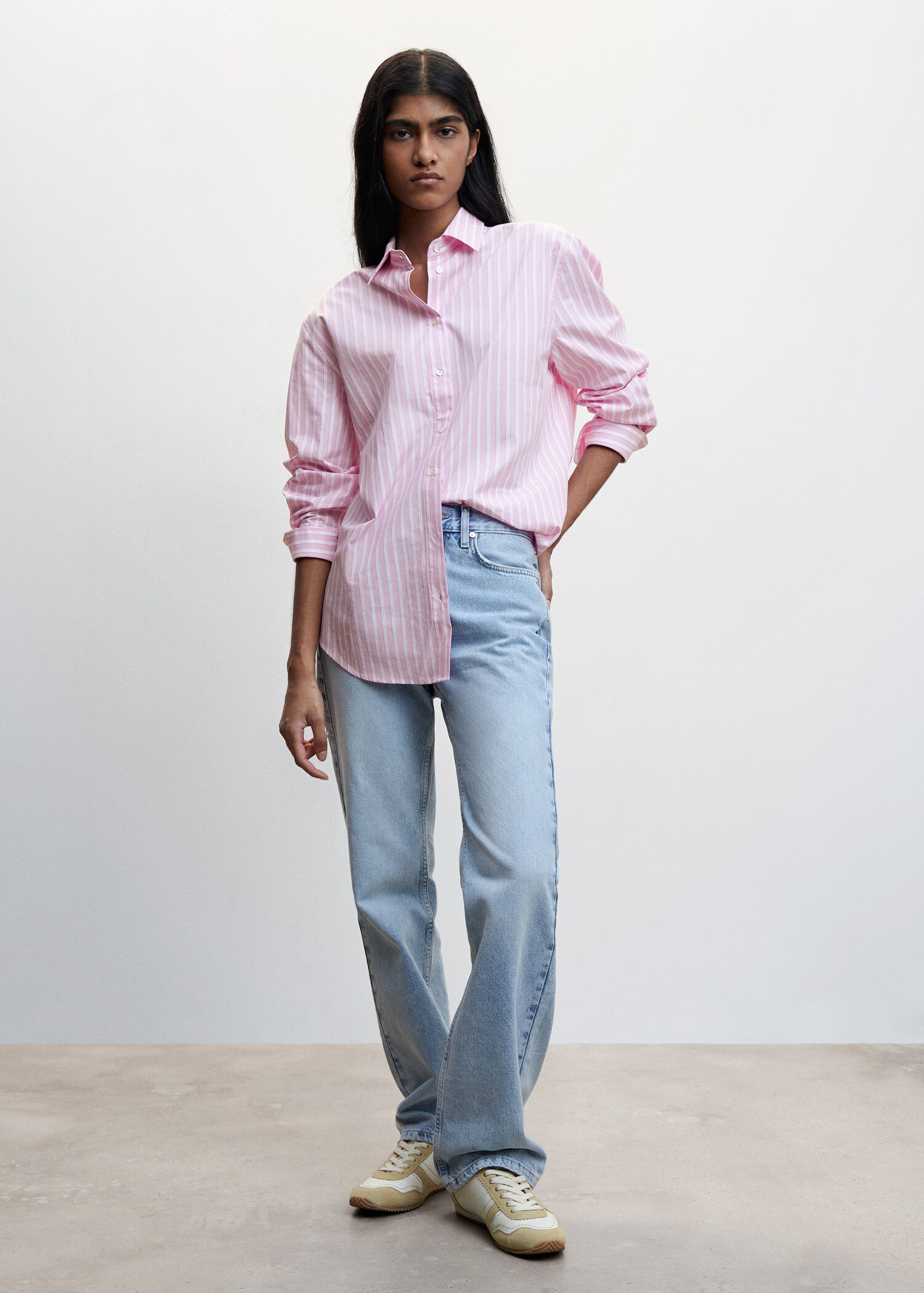 Oversize striped shirt - General plane