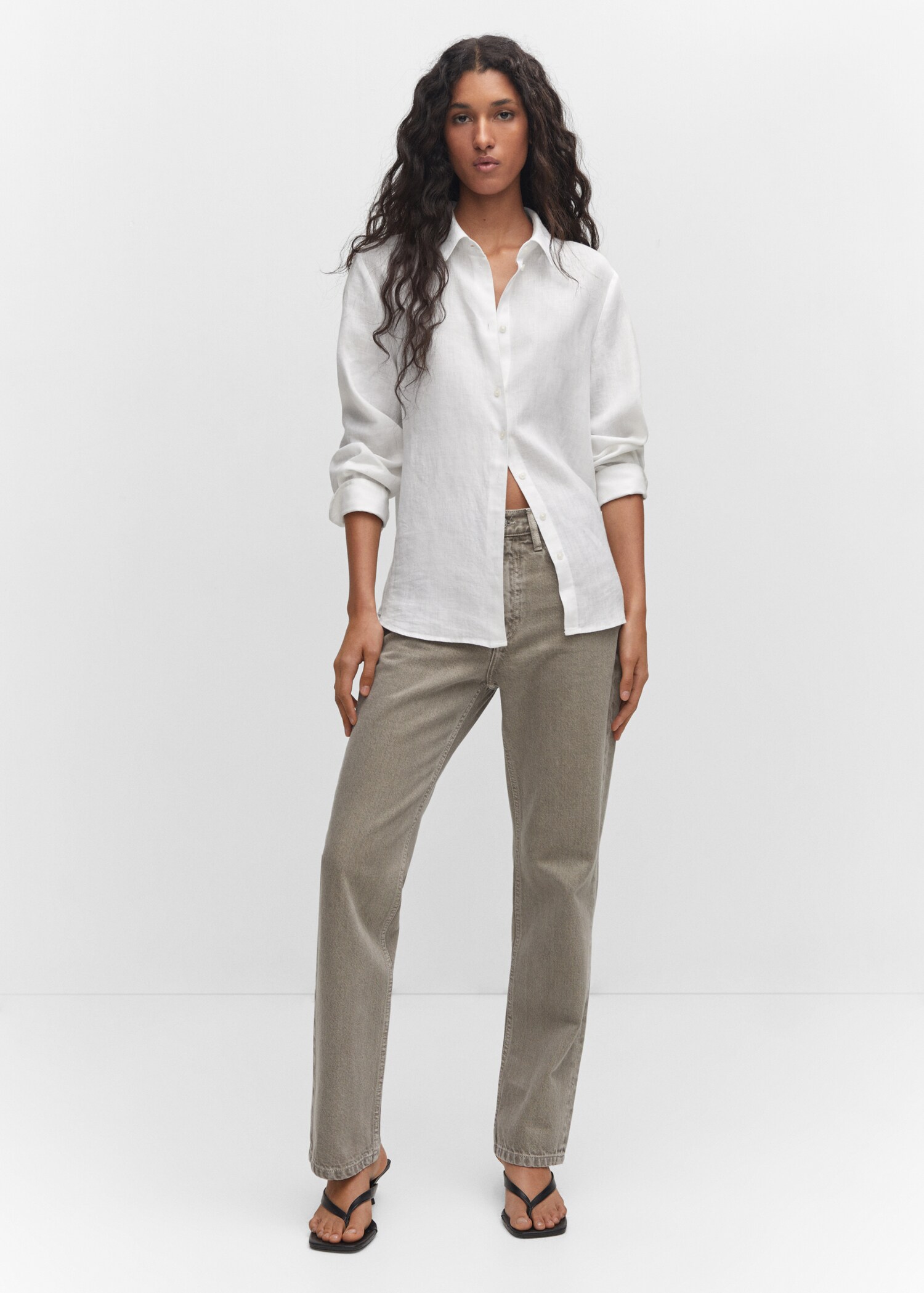 Linen 100% shirt - General plane