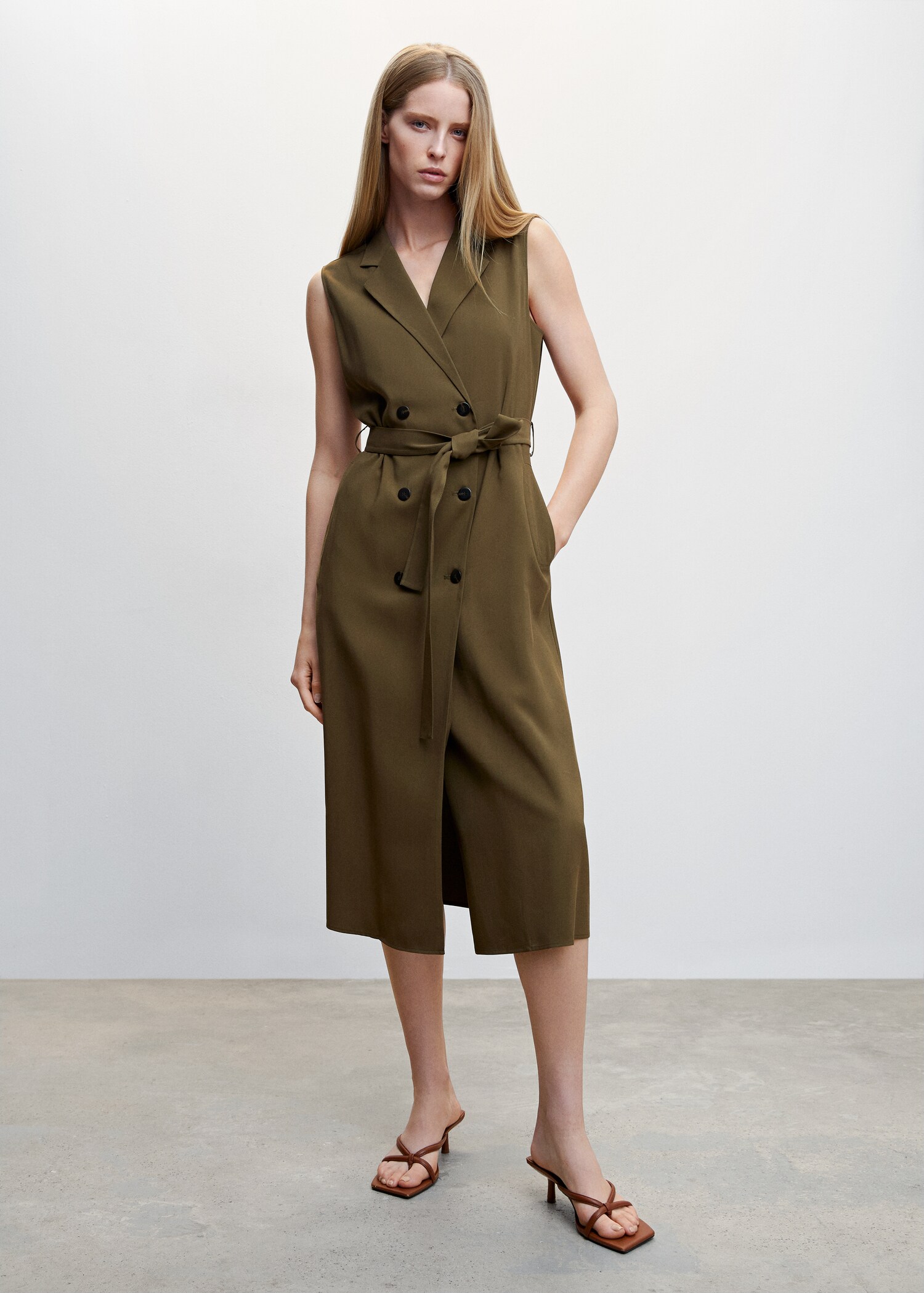 Midi vest dress - General plane