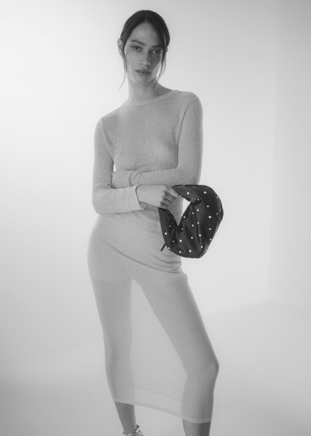 Mini rhinestone chain bag - Women | MANGO Japan