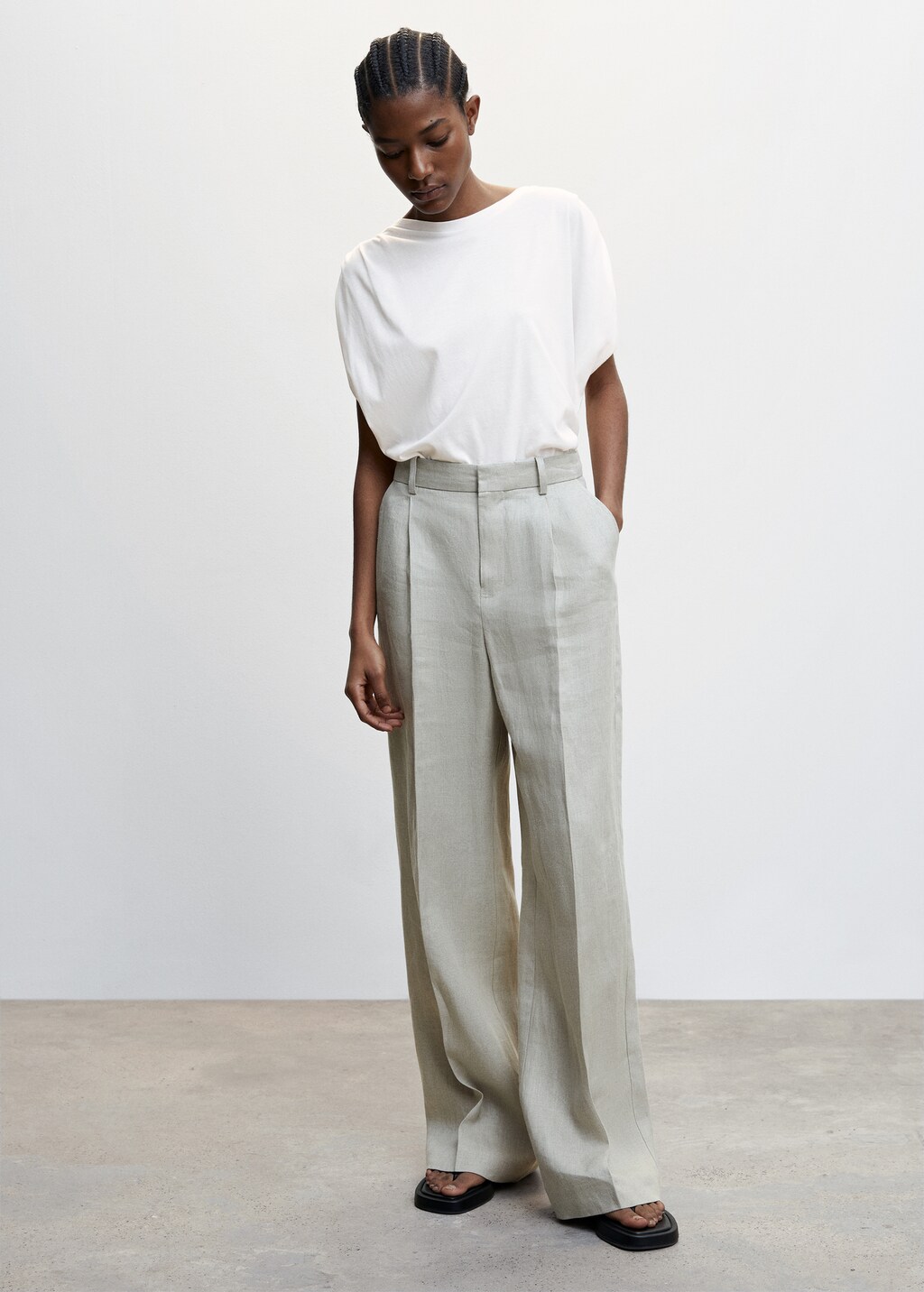 Modal t-shirt with ruffled shoulders | MANGO Kosovo Modal t-shirt with ruffled shoulders | MANGO Kosovo