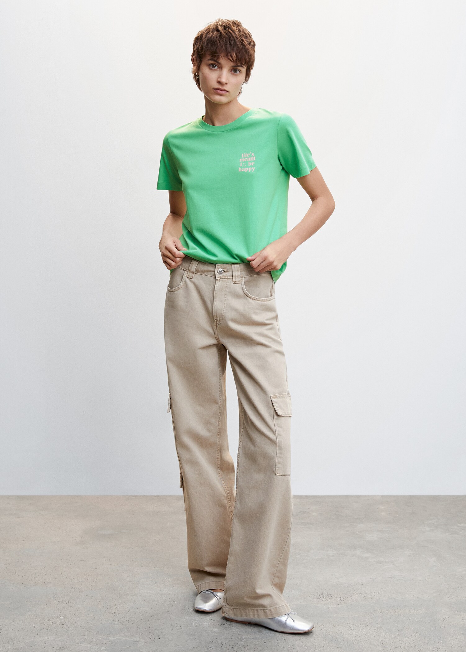 Camiseta estampada algodón - Plano general