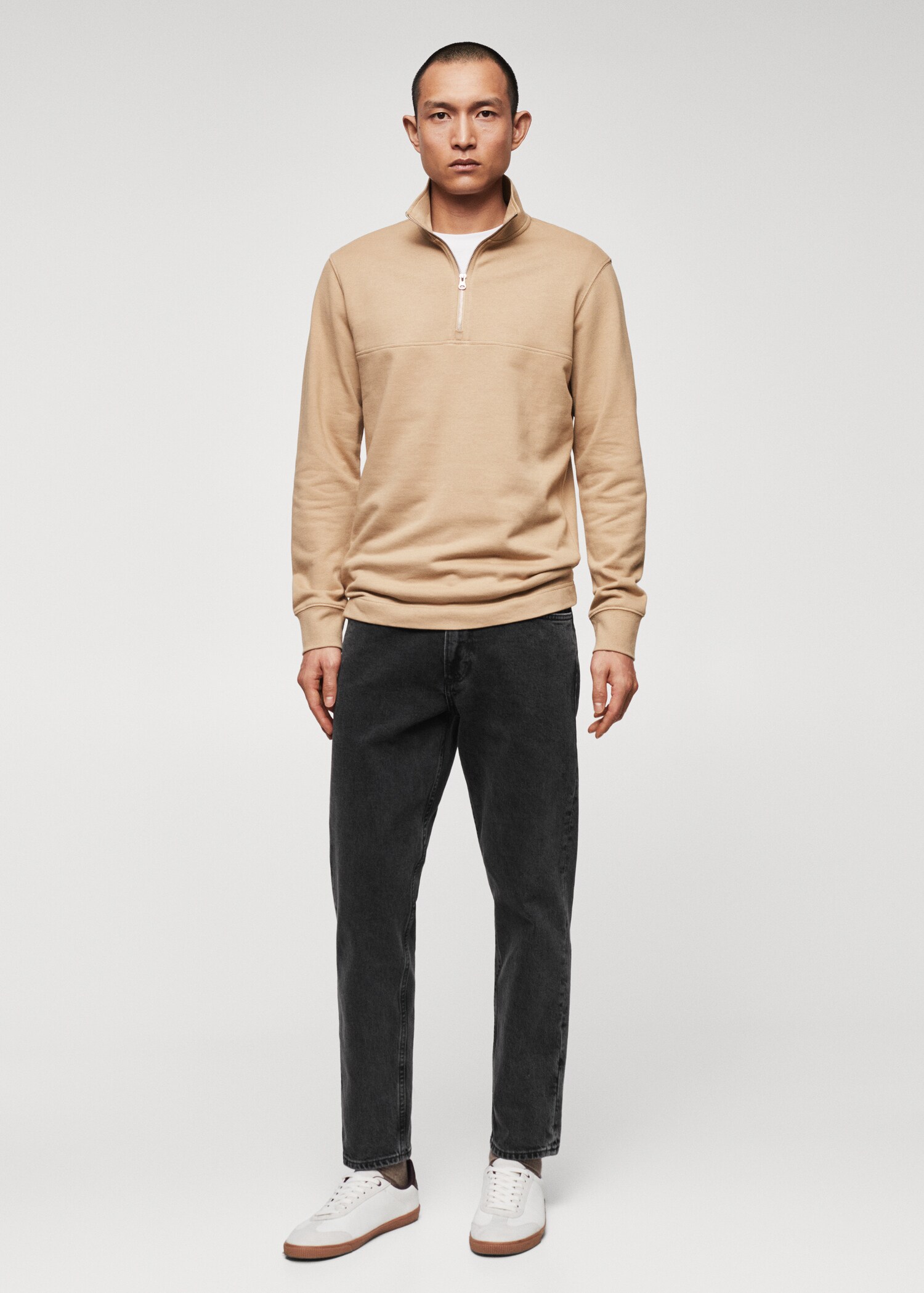 Ben tapered cropped jeans - General plane