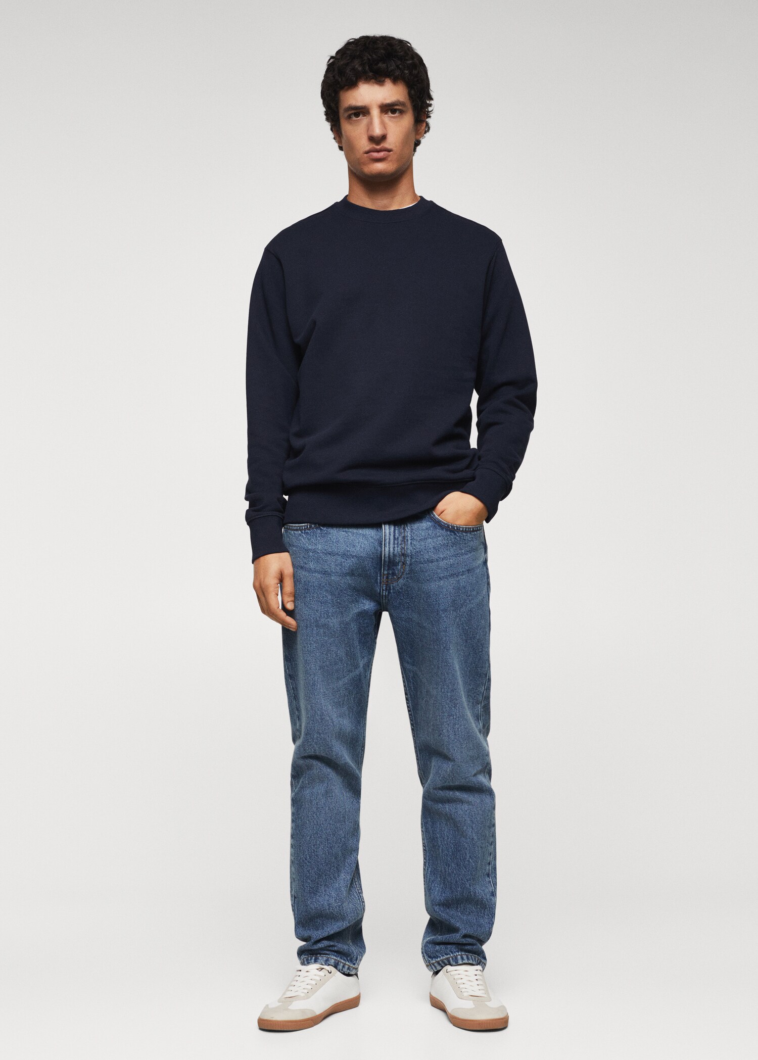 Leichtes Baumwoll-Sweatshirt - Allgemeine Ansicht