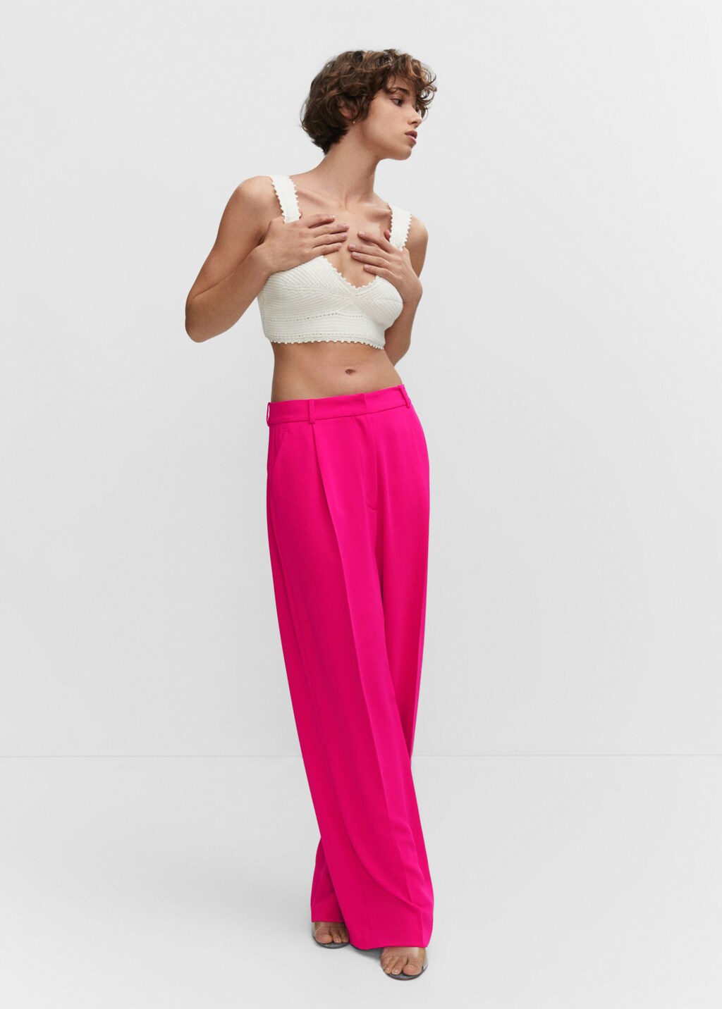 Mango palazzo pantalon new arrivals