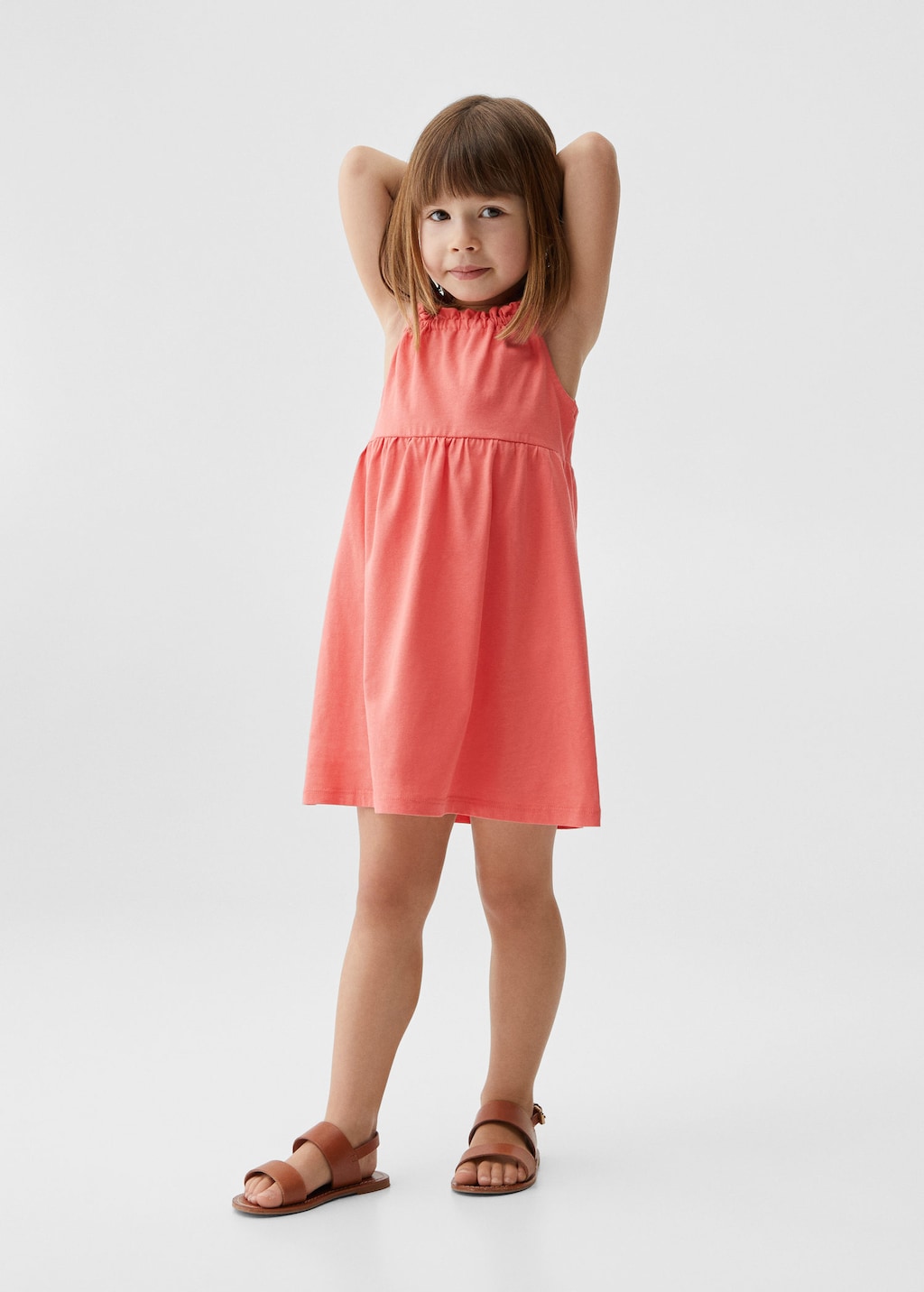 Plain Dresses and jumpsuits for Baby girls 2024 Mango Kids Canada
