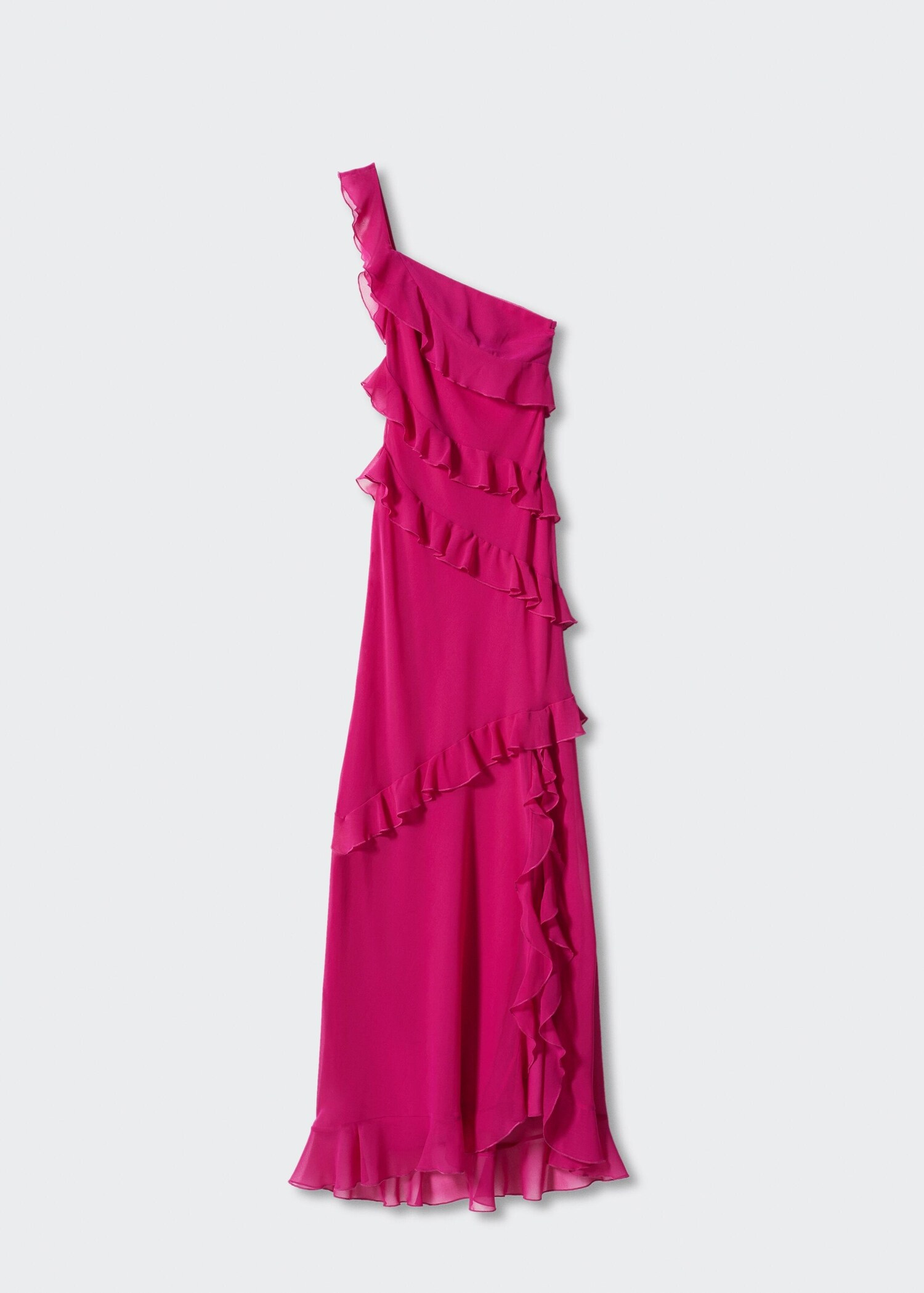 Asymmetric ruffled dress - Article without model