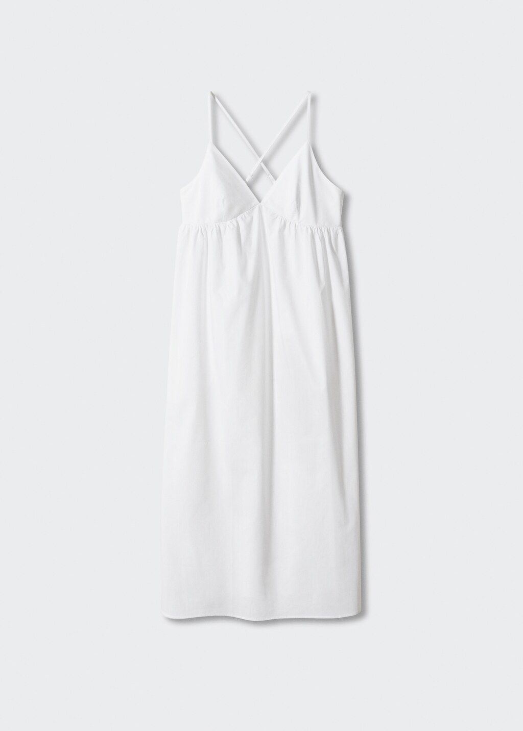 Cotton cross back dress Women MANGO Azerbaijan