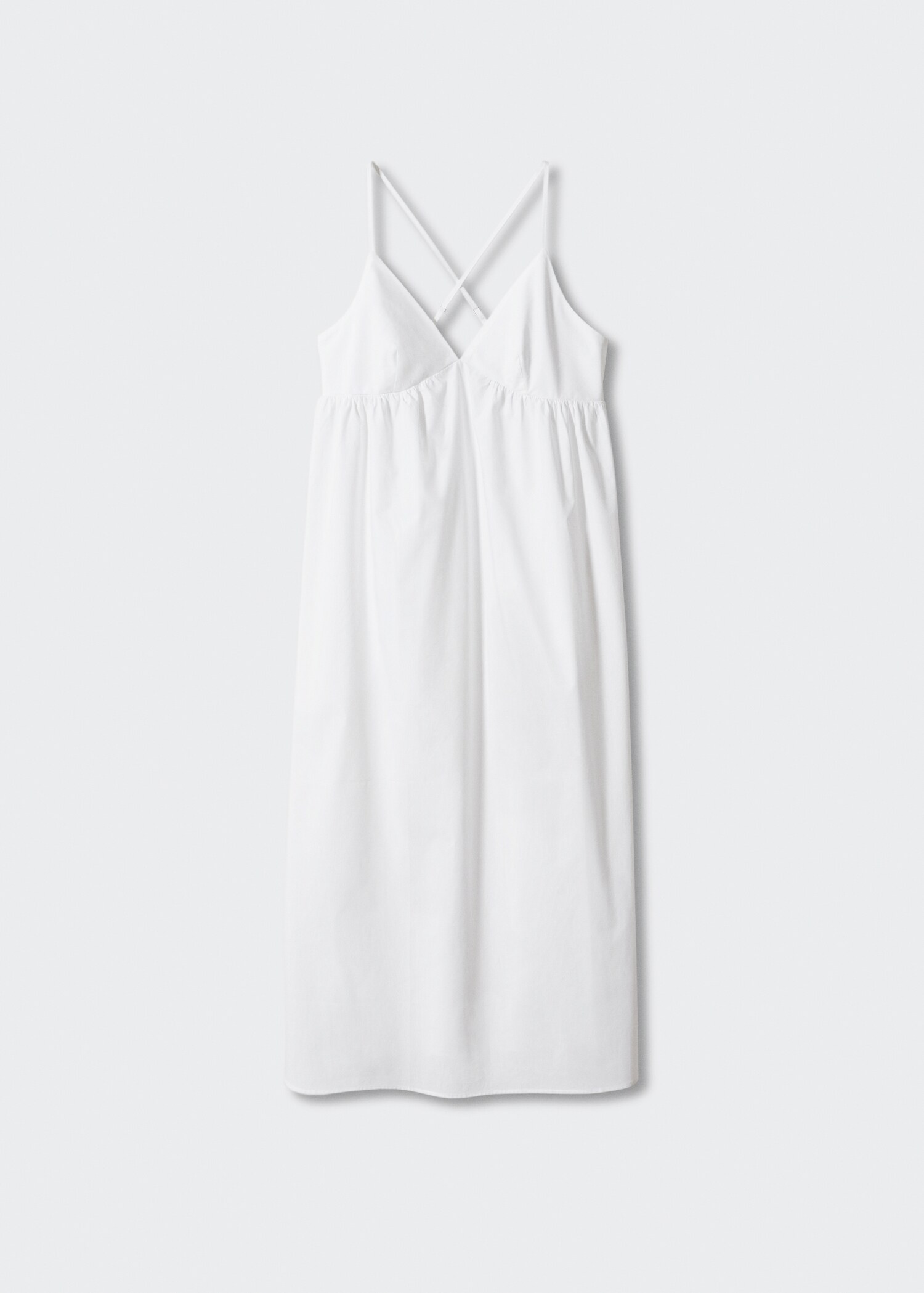 Cotton cross back dress - Article without model