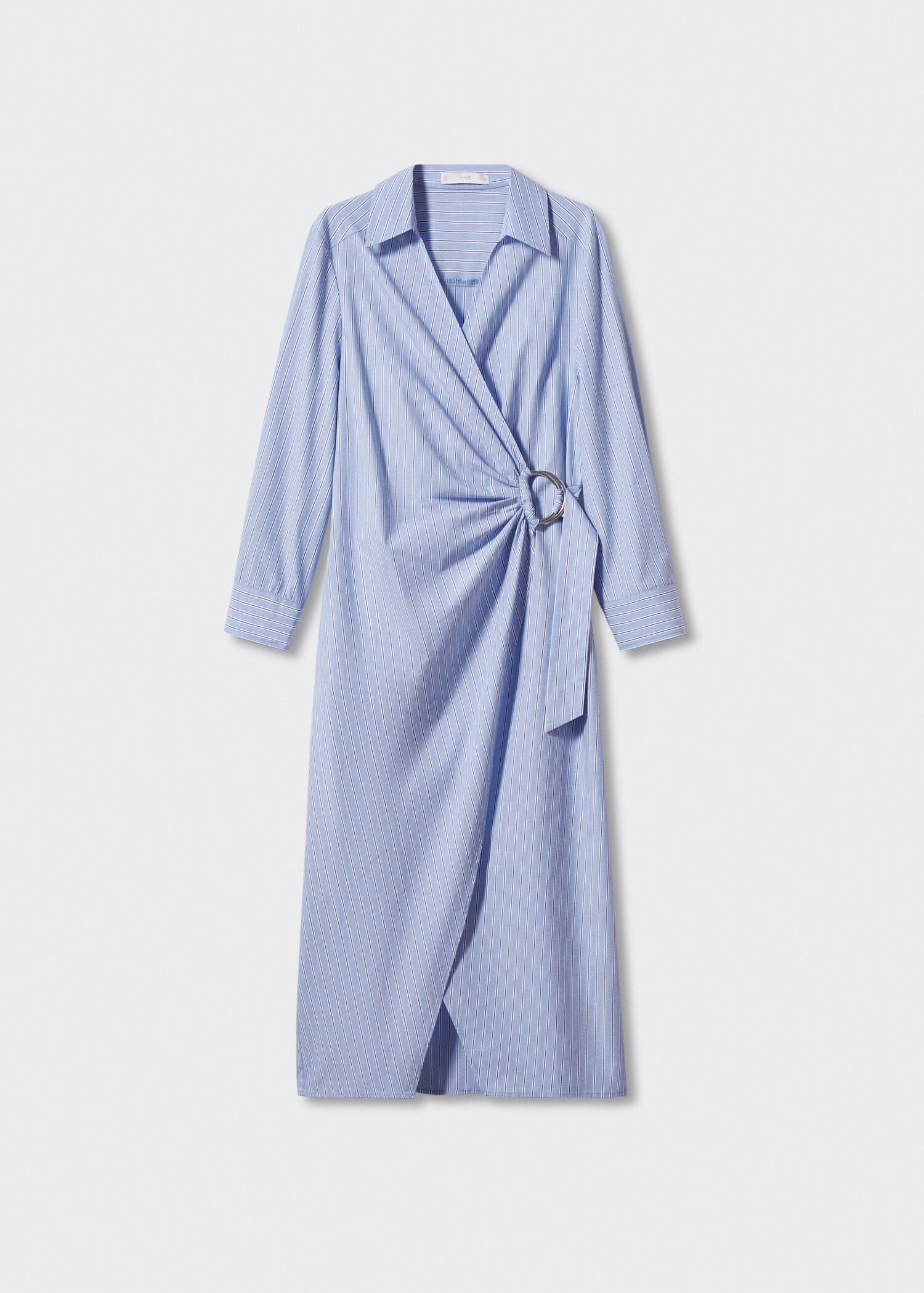 Metallic-detail shirt dress - Article without model