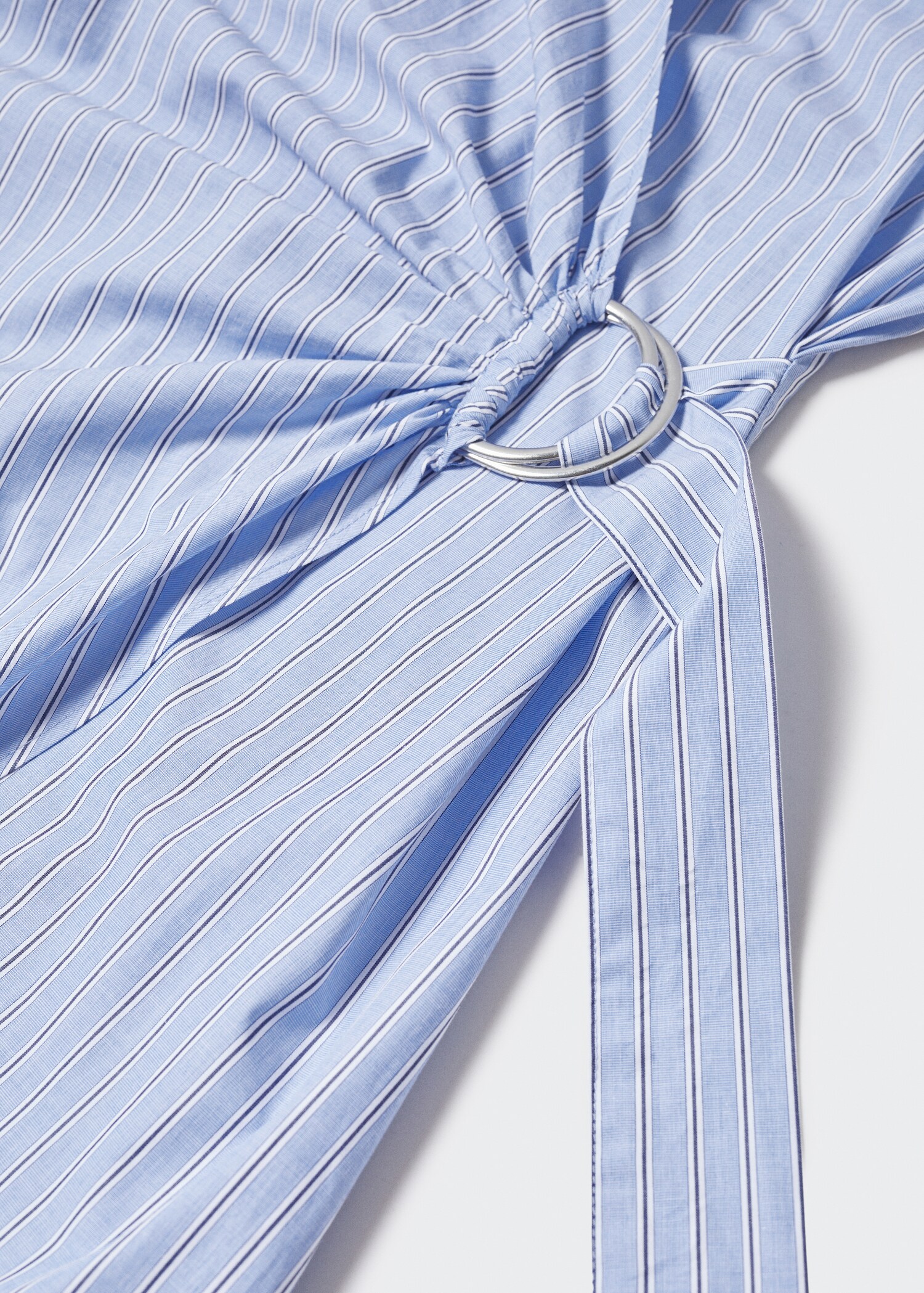 Metallic-detail shirt dress - Details of the article 8