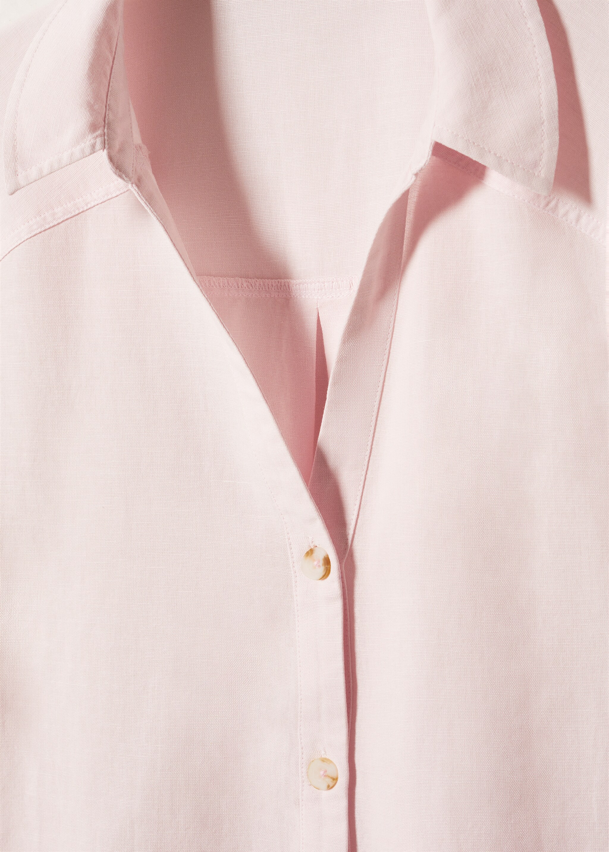 Cotton linen-blend shirt - Details of the article 8