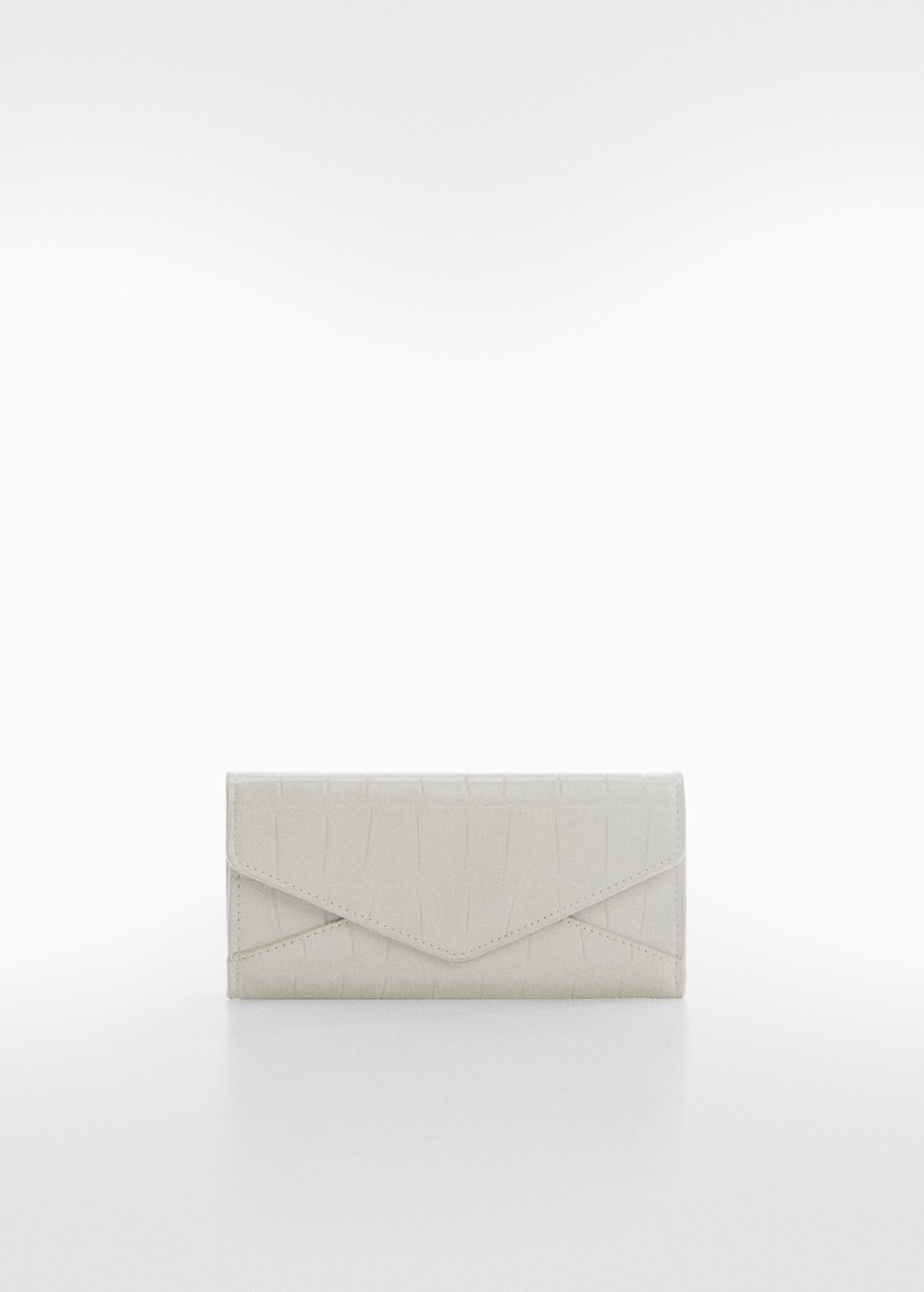Crocodrile wallet with flap - Article without model