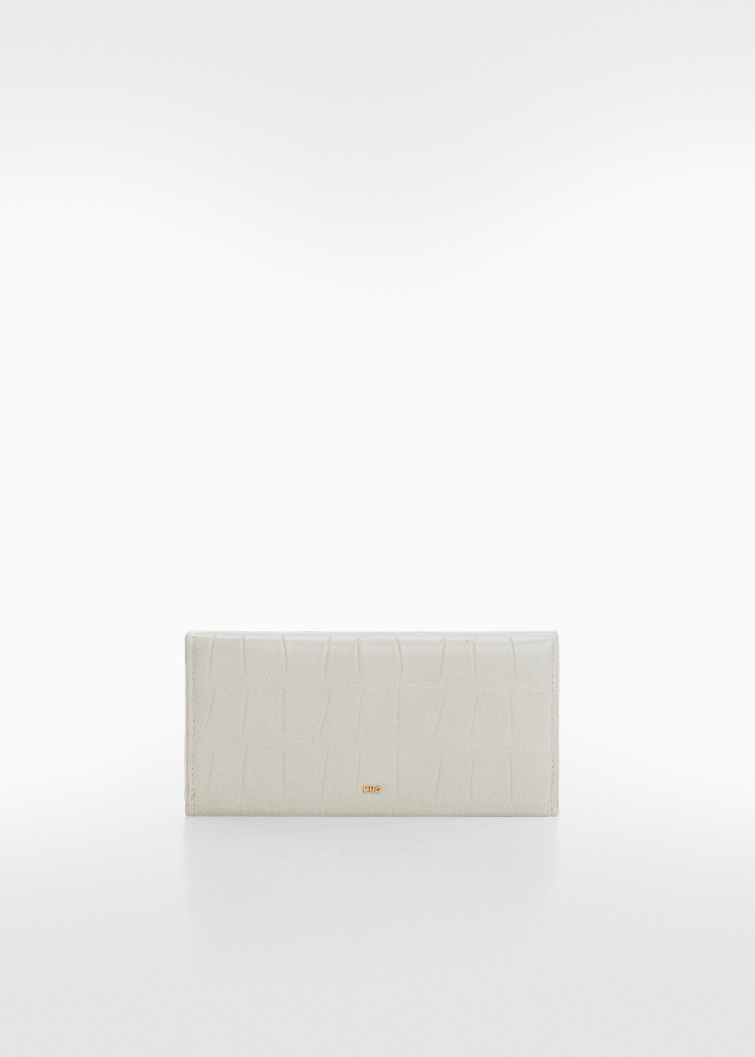 Crocodrile wallet with flap - Details of the article 2