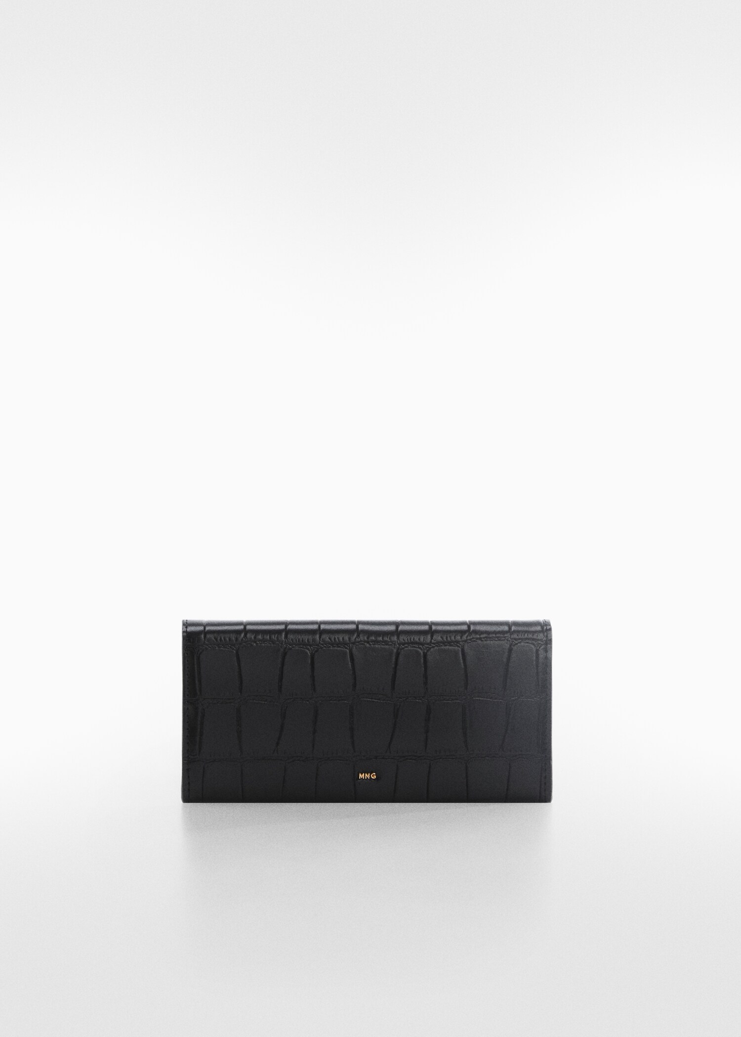 Crocodrile wallet with flap - Article without model