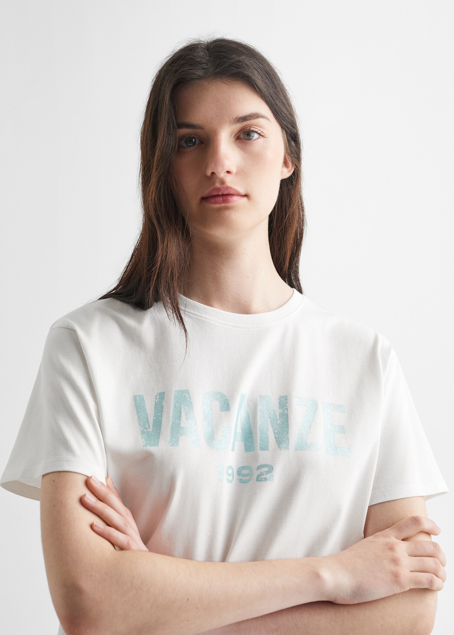 T-Shirt mit Schriftzug - Detail des Artikels 1