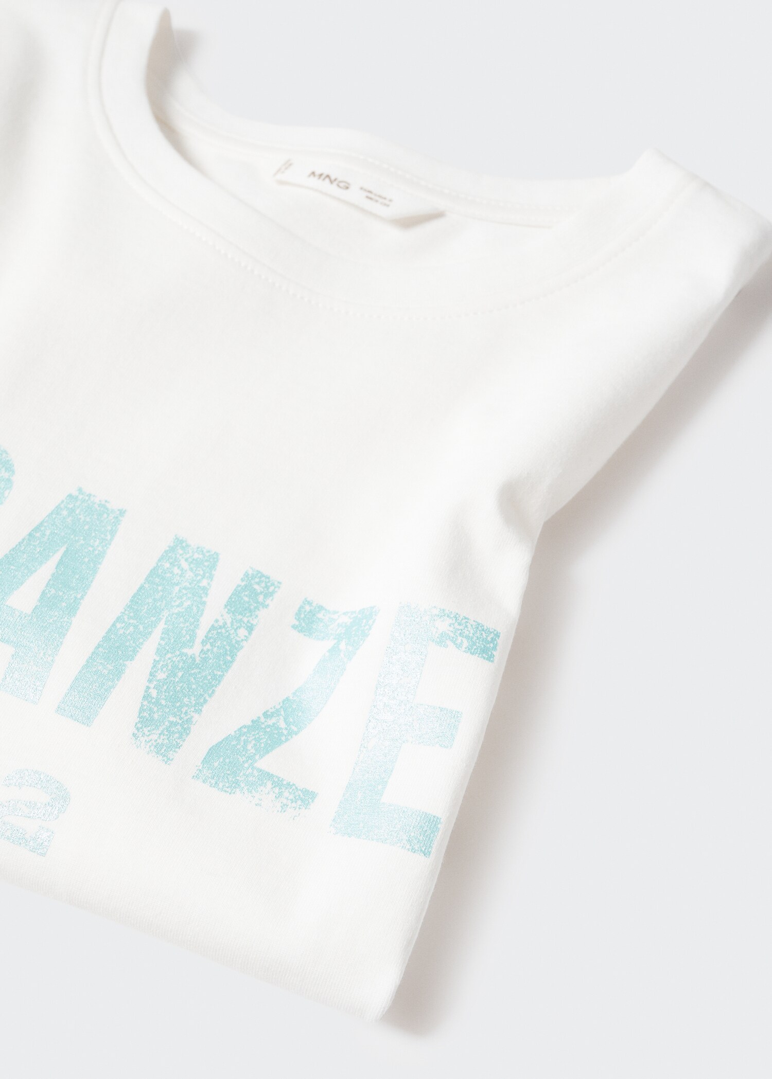 Message cotton T-shirt - Detail van het artikel 8