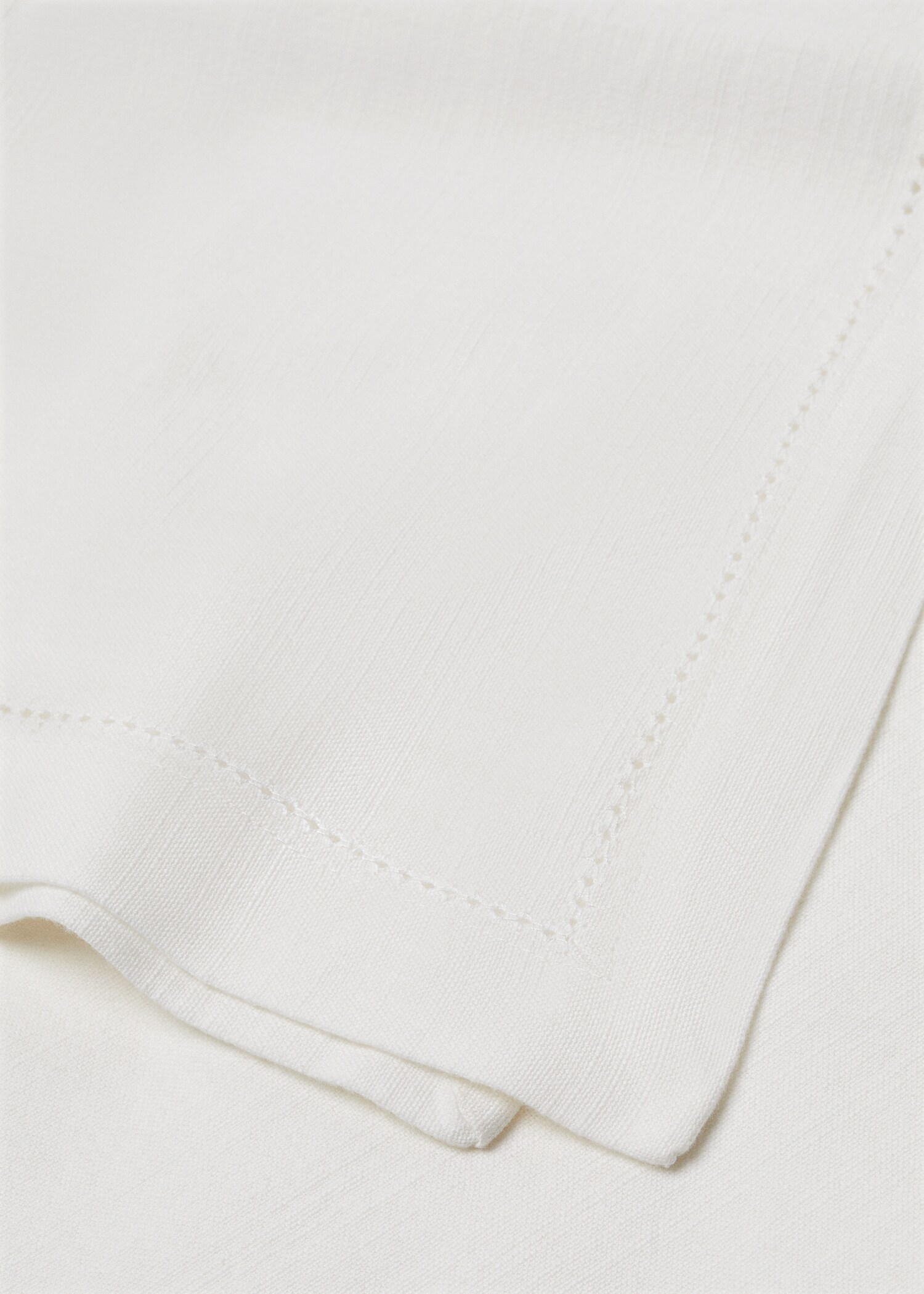 Hemstitch detail tablecloth 150x150cm - Details of the article 1