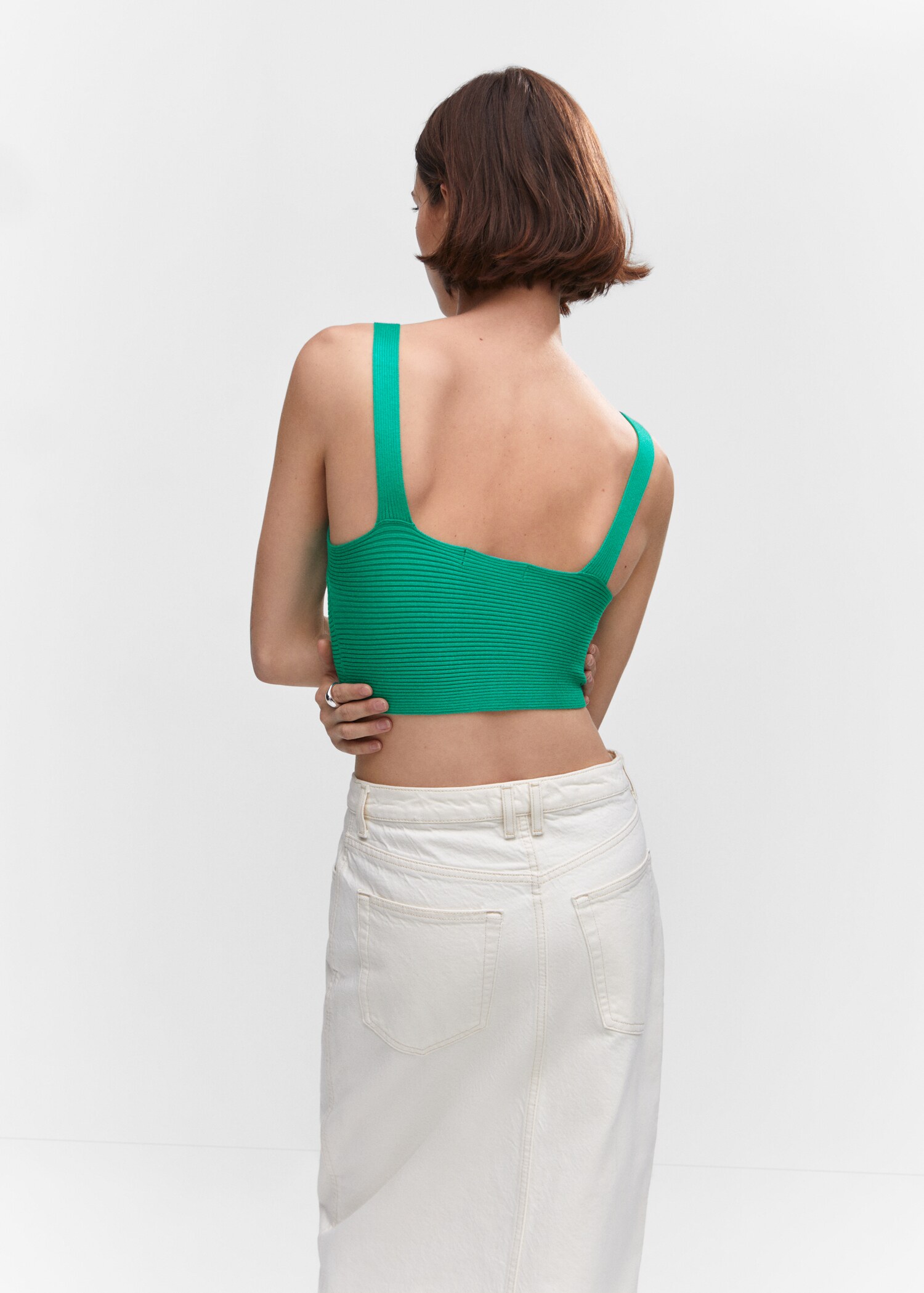 Knitted wrap top - Reverse of the article