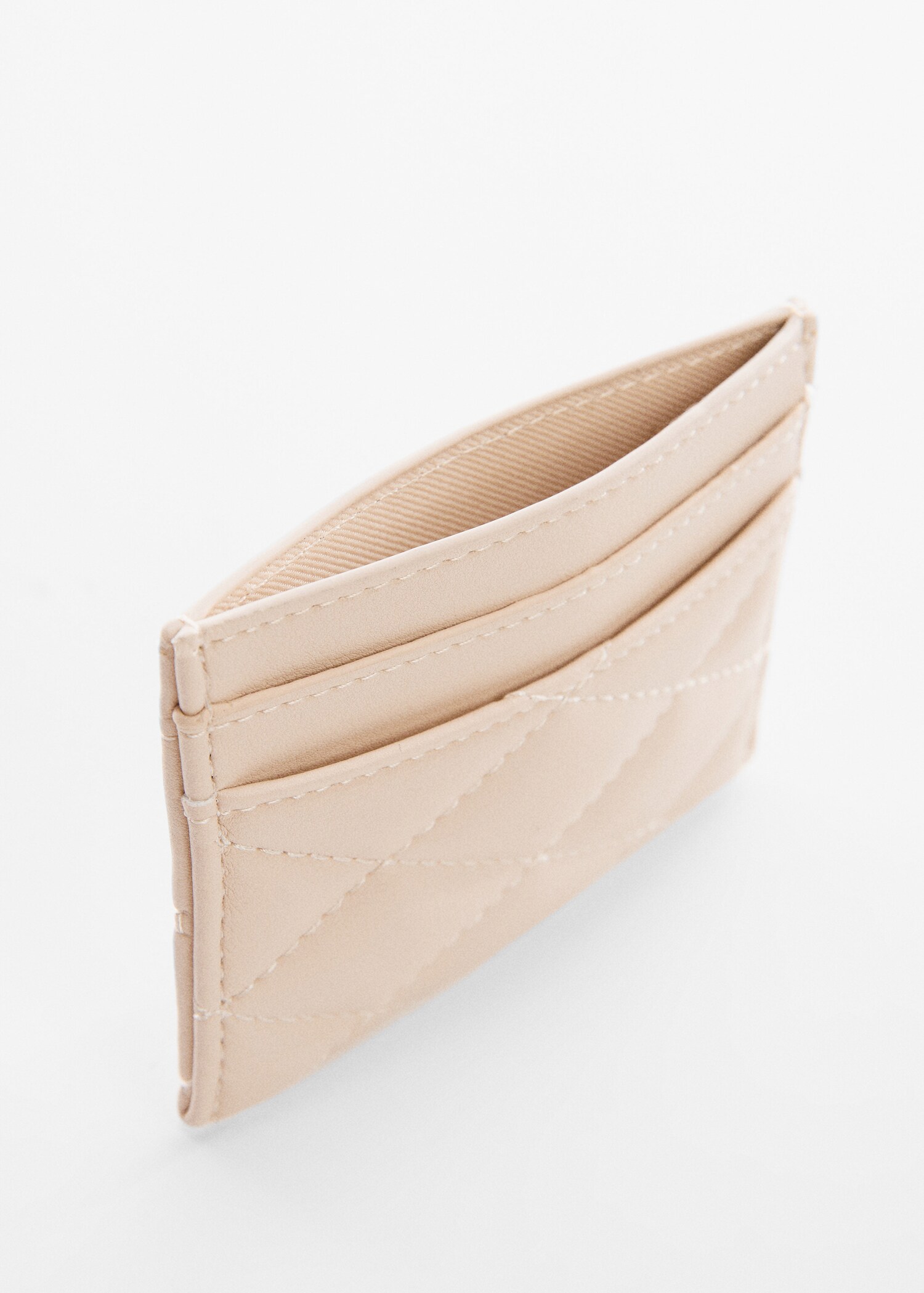 Quilted cardholder with logo - Details of the article 1