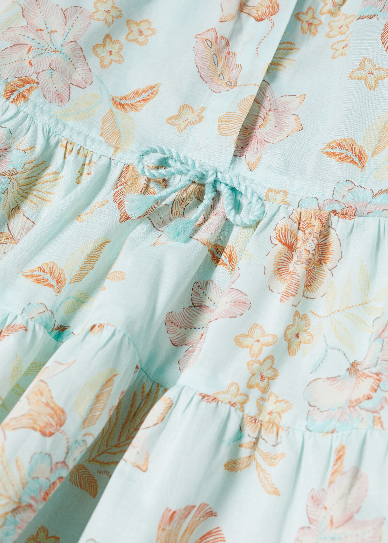 Vestido algodón flores - Detalle del artículo 0