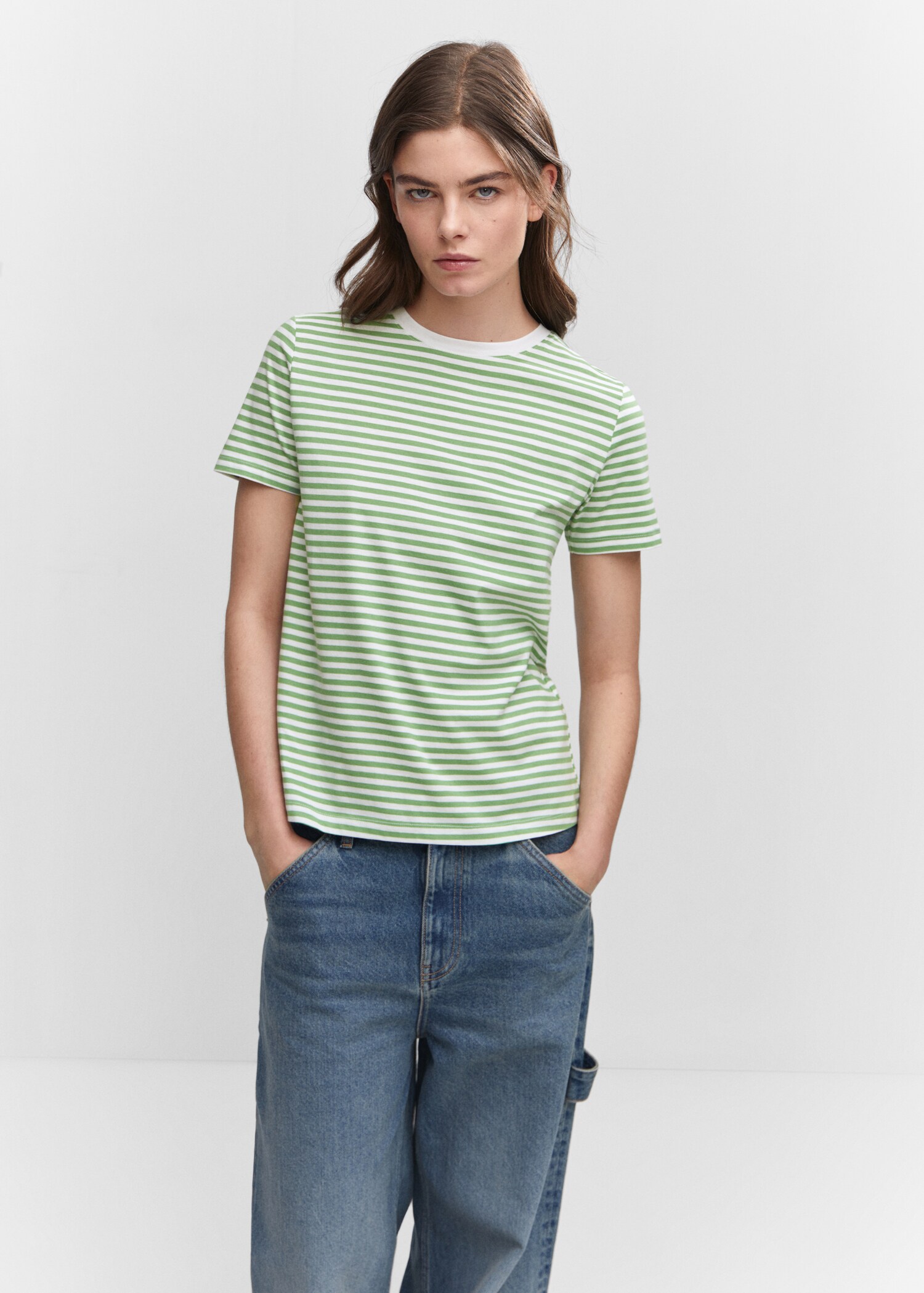 100% cotton T-shirt - Medium plane