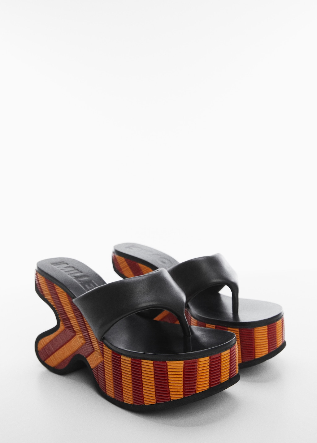 Mango platform sandals clearance