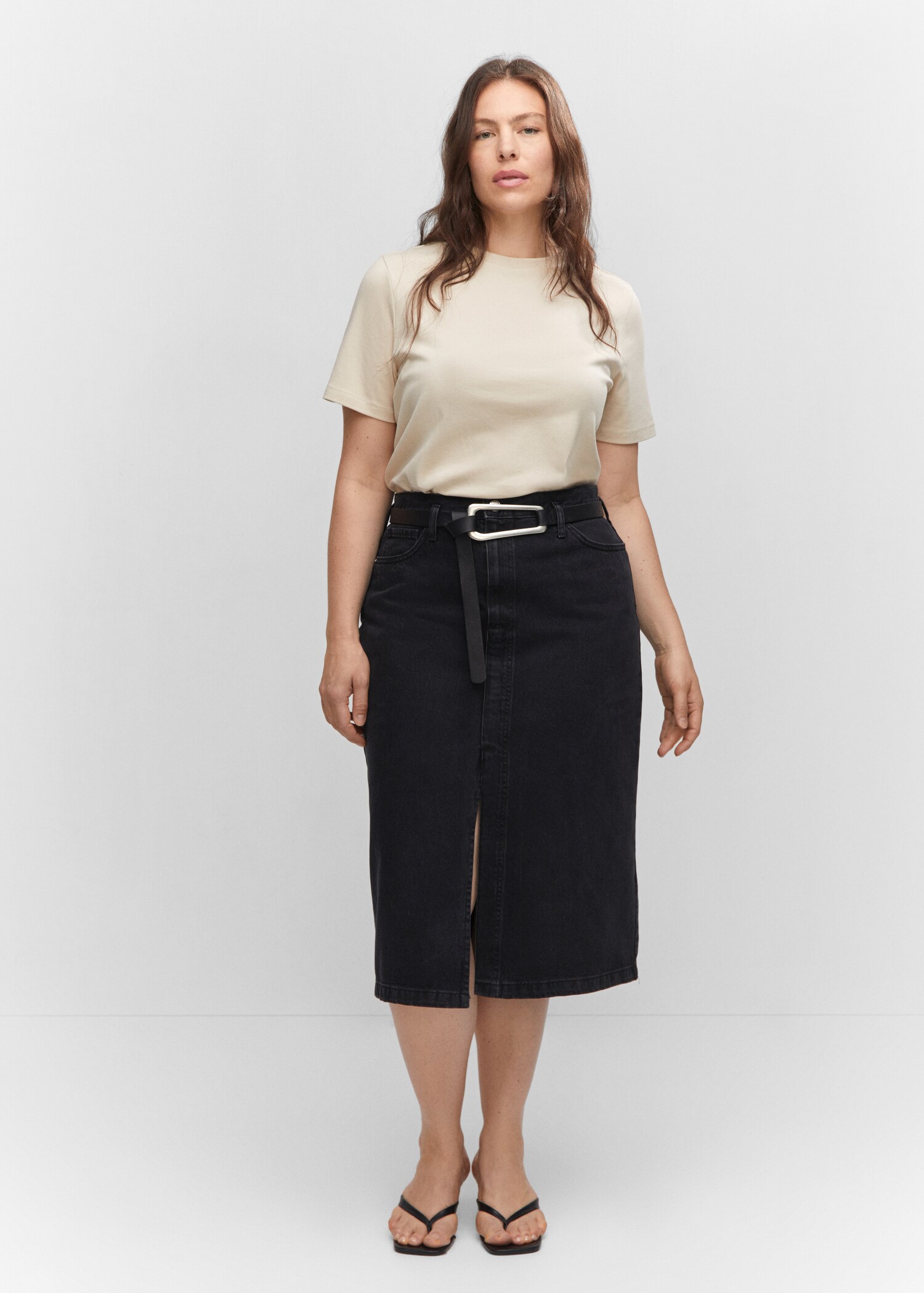 Jupe midi en jean - Détail de l'article 3