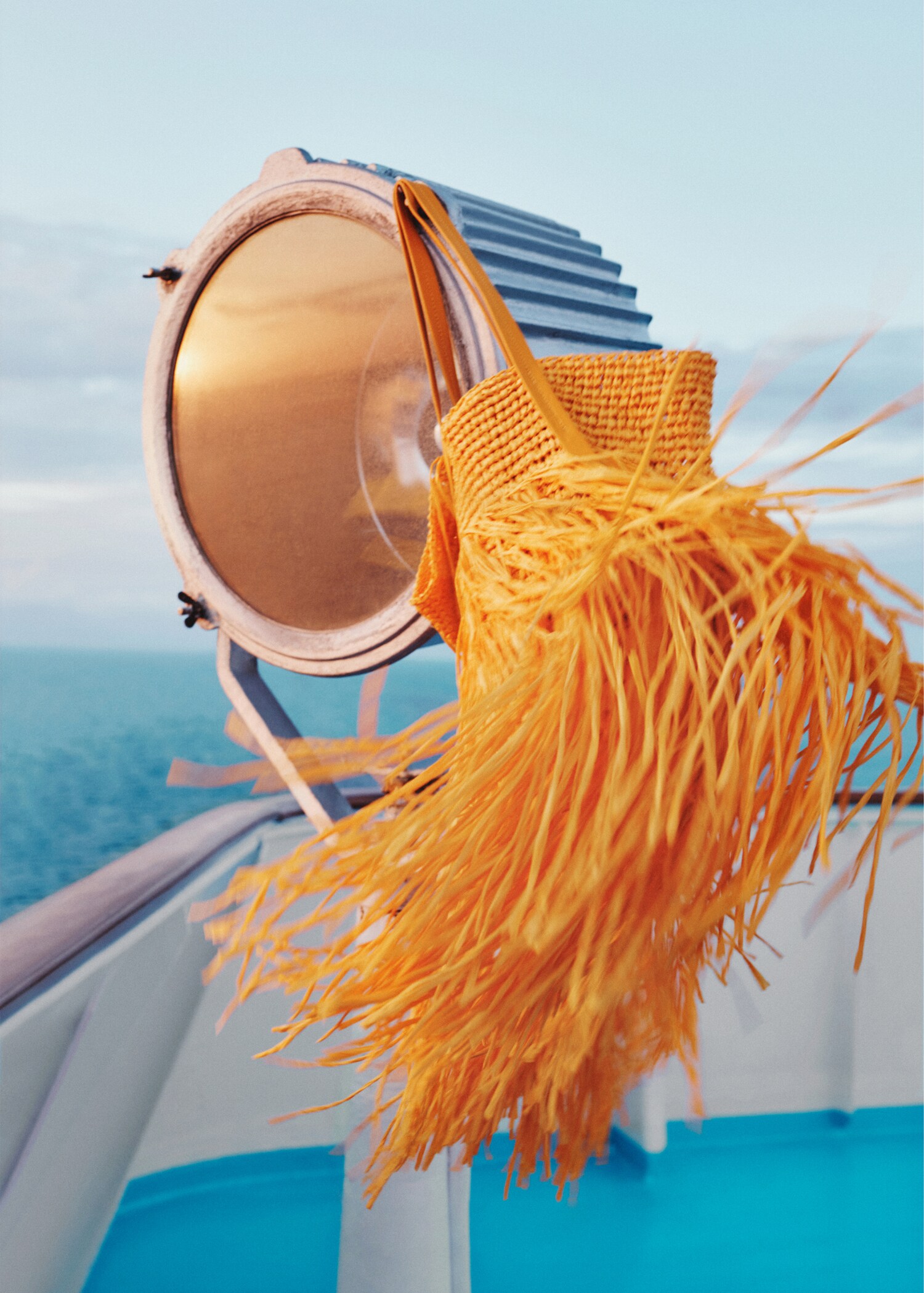  Maxi fringed natural fiber bag - Details of the article 9