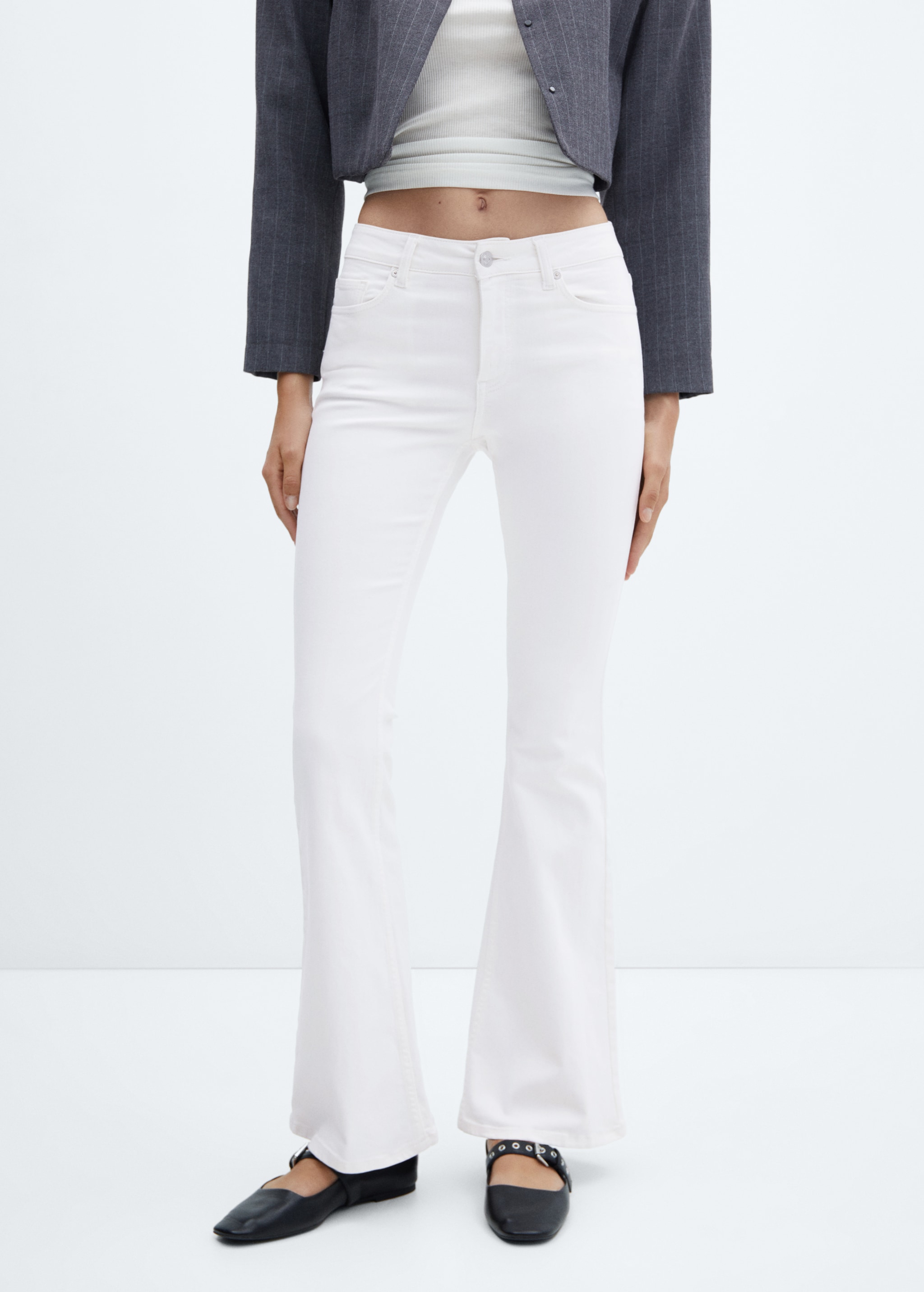 Pantalon Pana Mango Pantalon Acampanado Outfit Pantalon Blanco