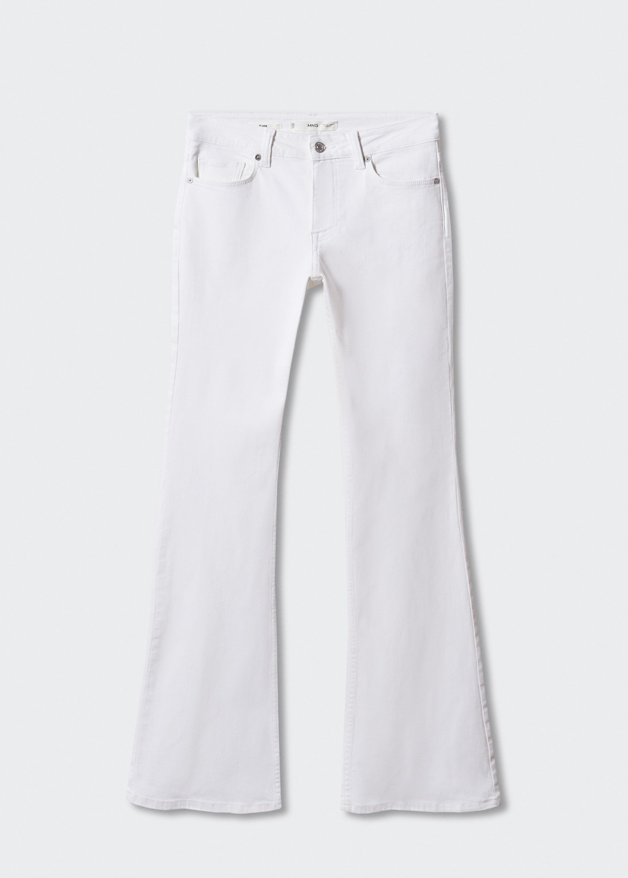 Jeans flare com cintura de altura média - Artigo sem modelo