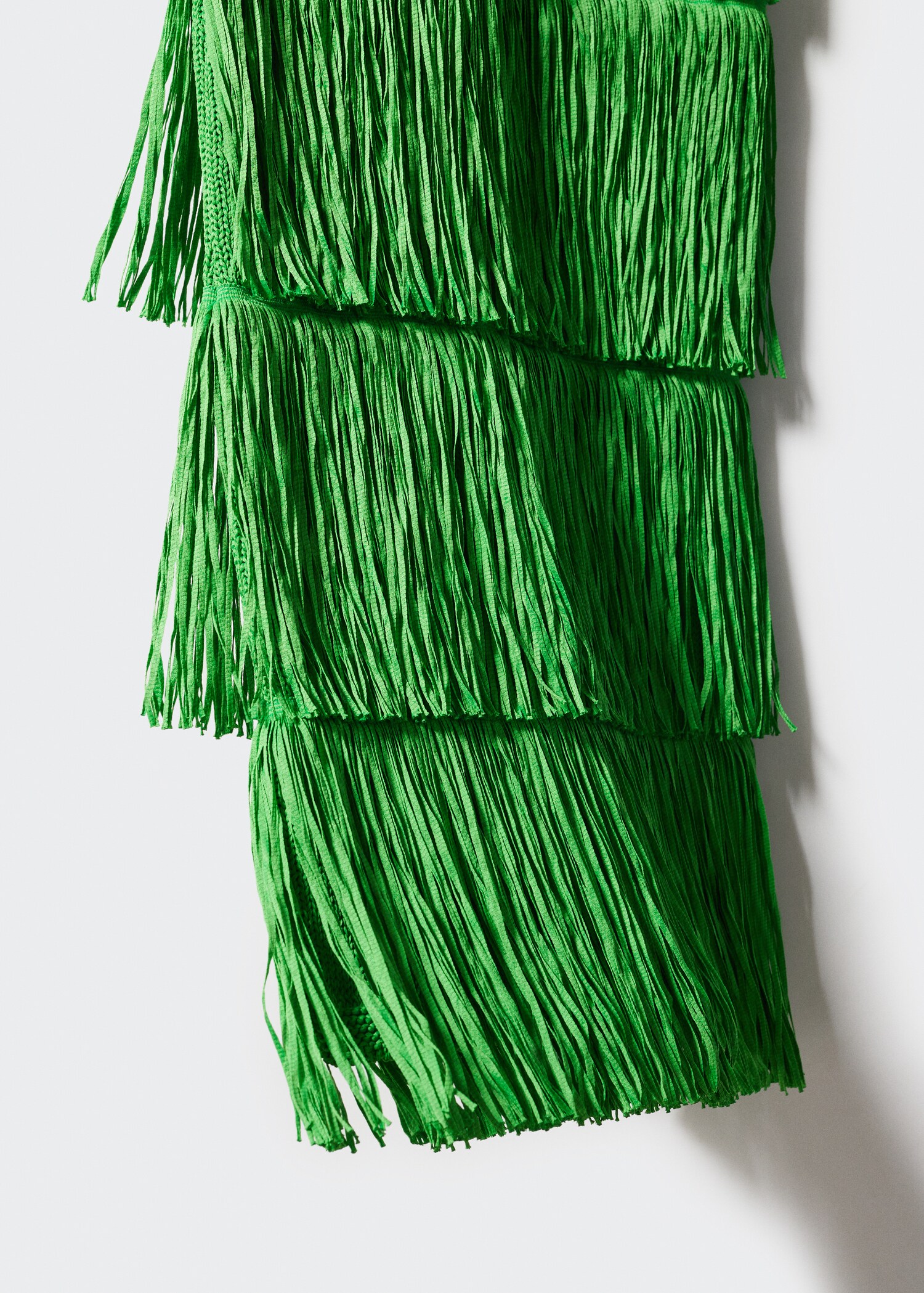 Knitted dress with fringe design - Details of the article 8