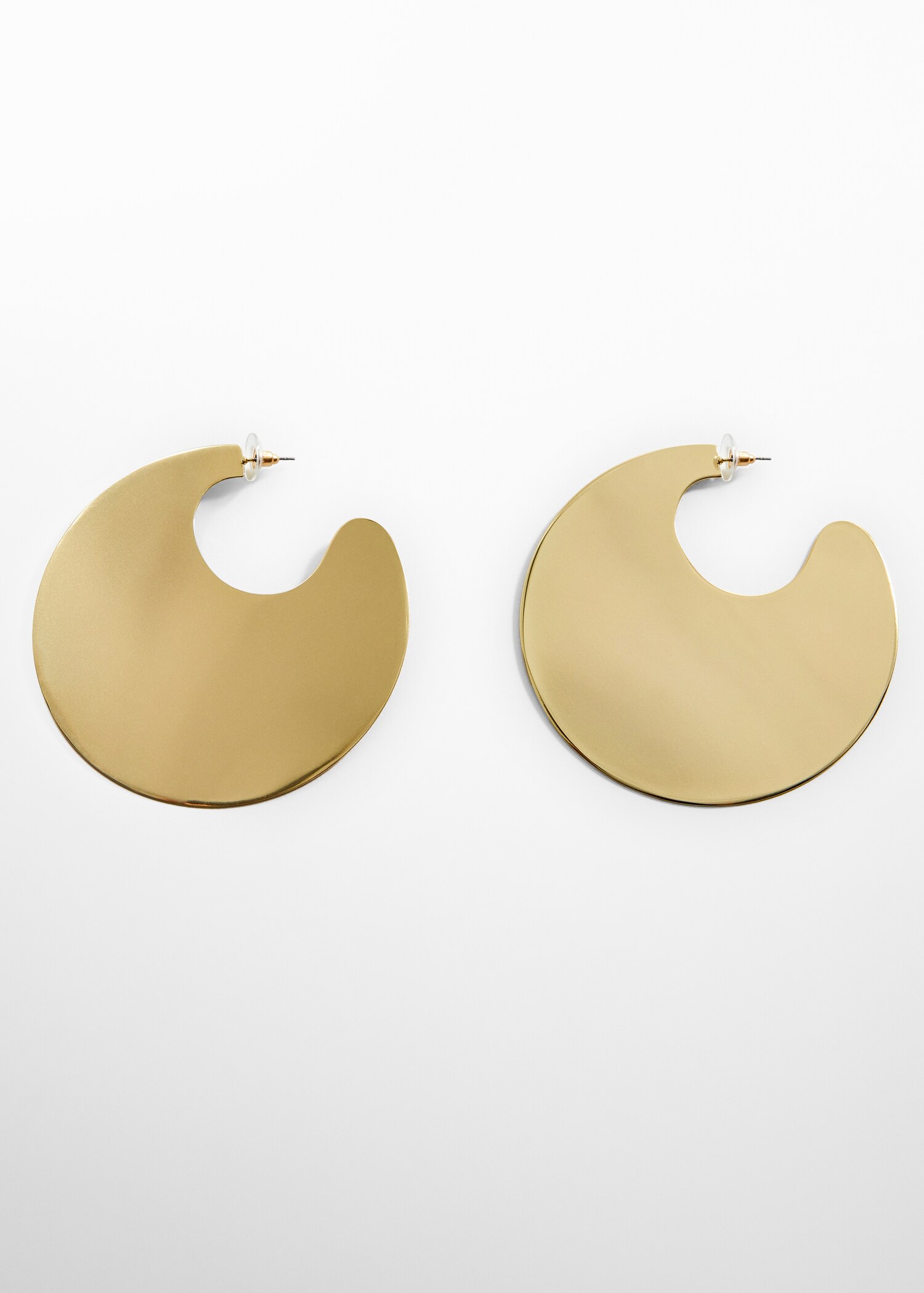 Circle design maxi earrings - Article without model