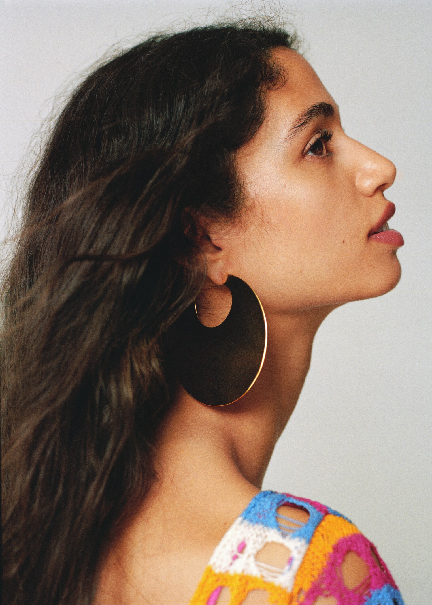 Circle design maxi earrings - Details of the article 9