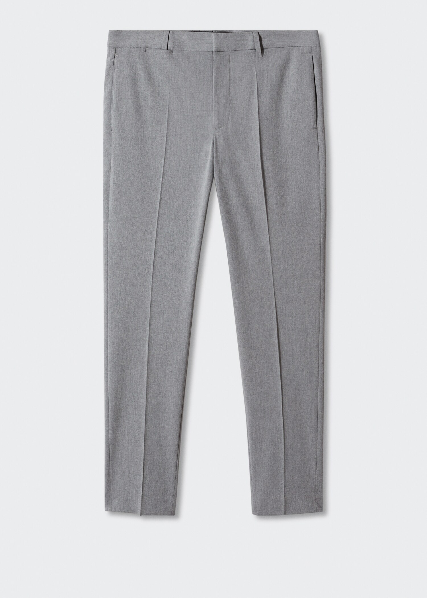 Stretch fabric super slim-fit suit trousers - Article without model