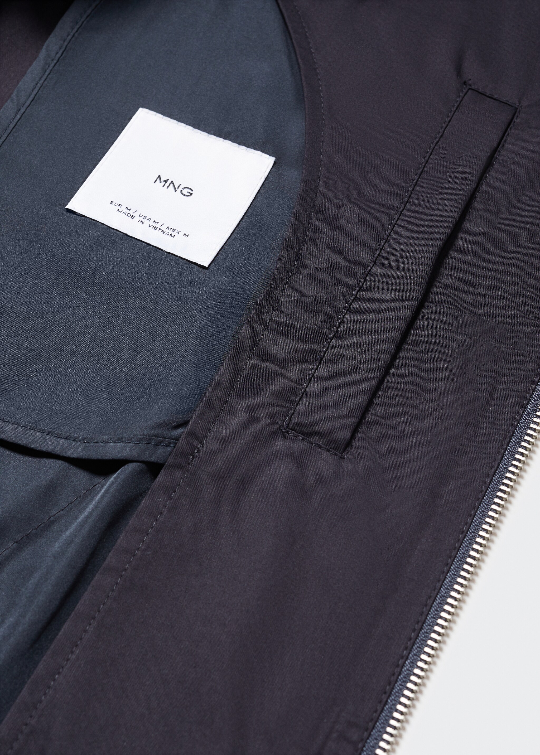 Lightweight fabric bomber jacket - Details of the article 8