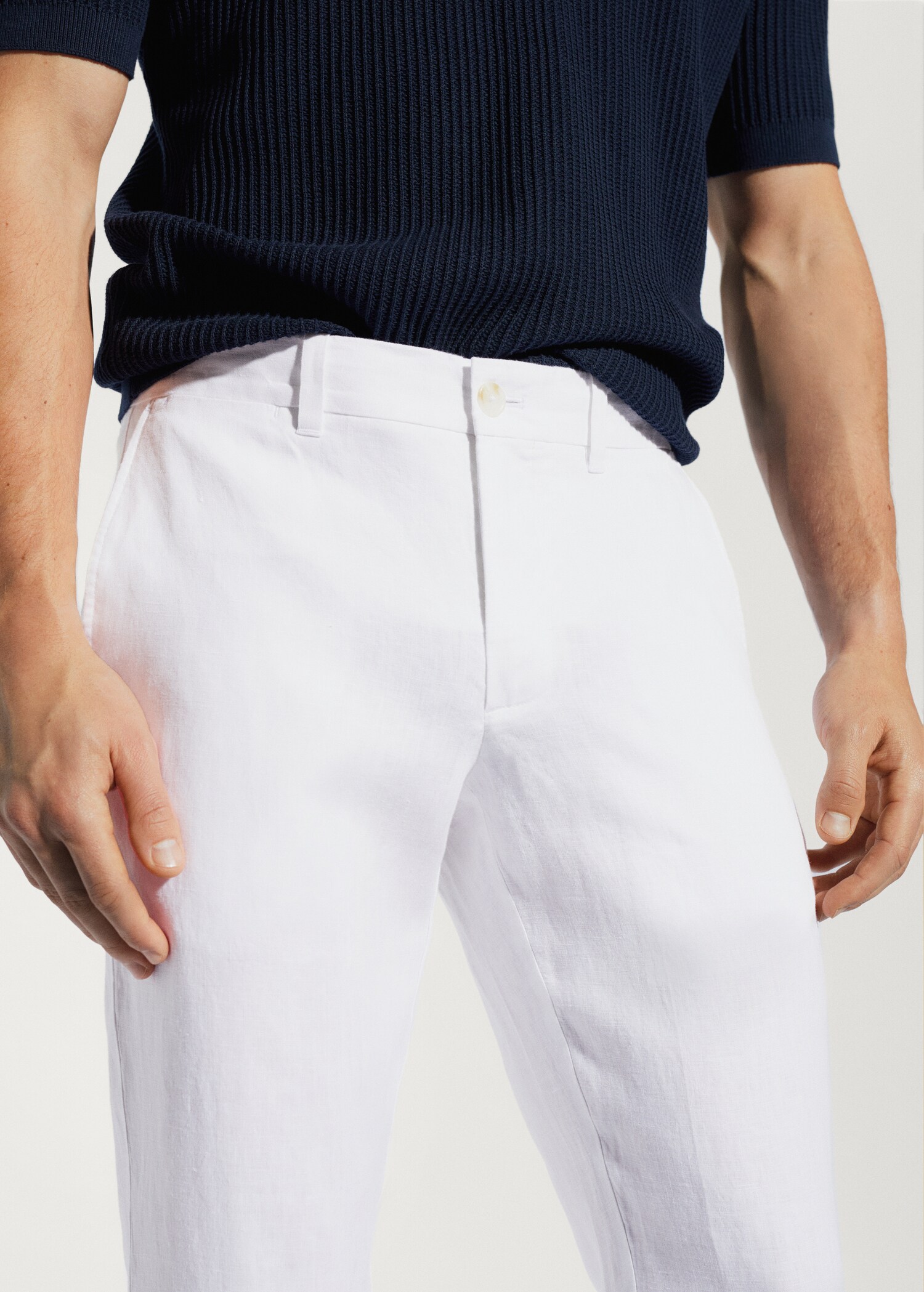 Pantalon 100 % lin slim fit - Détail de l'article 1
