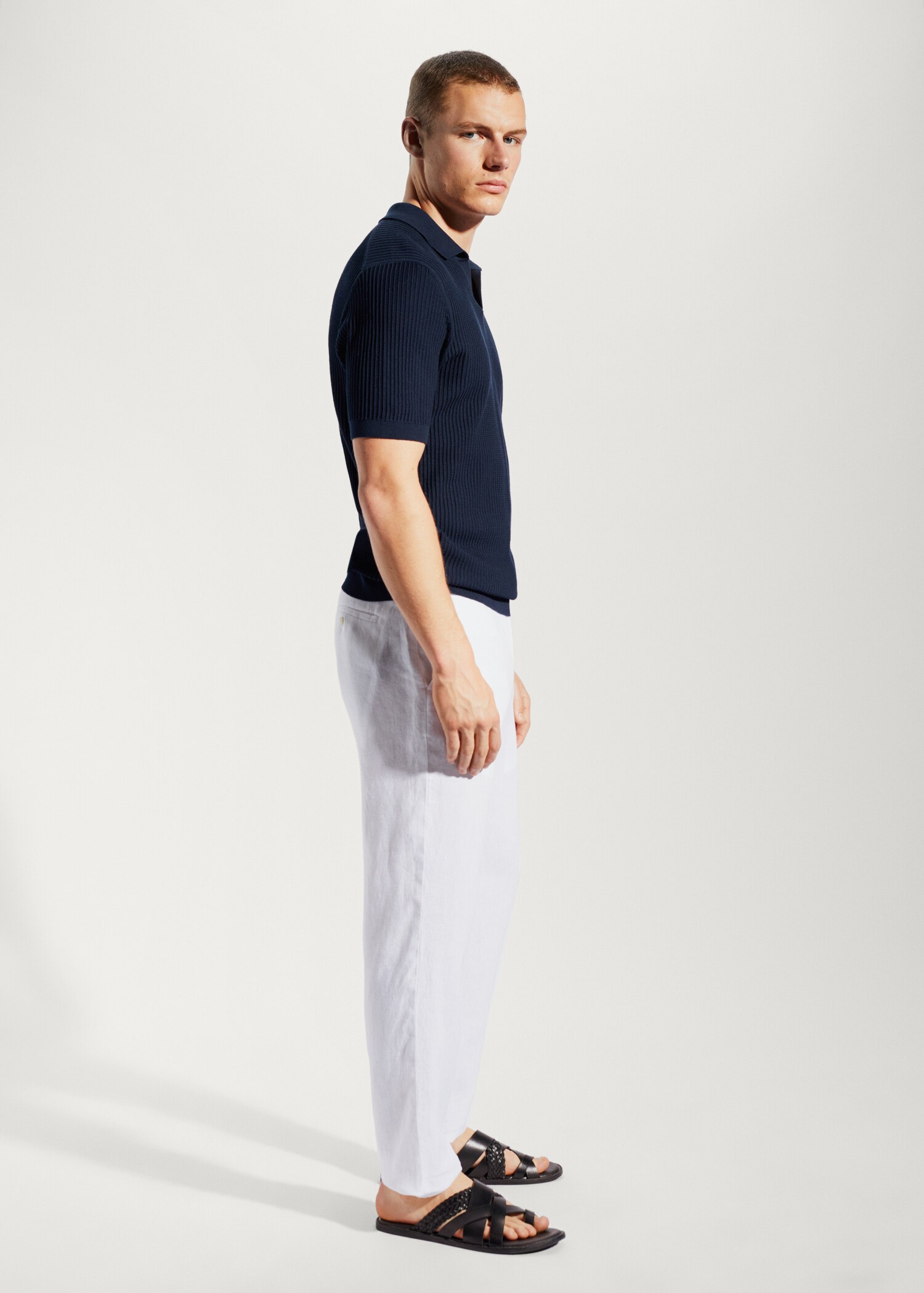 Pantalon 100 % lin slim fit - Détail de l'article 2