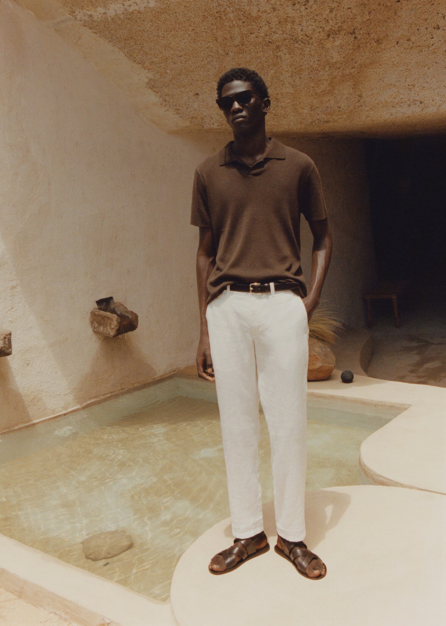 Pantalon 100 % lin slim fit - Détail de l'article 5